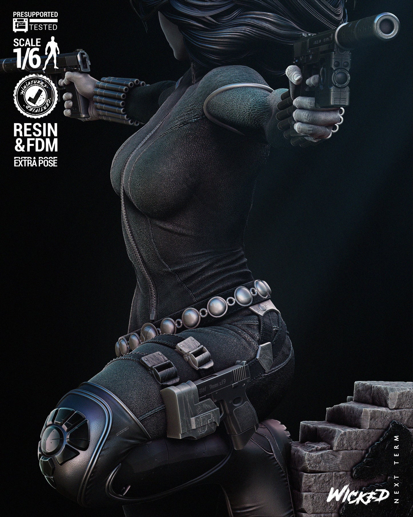 Black Widow 2024 Statue