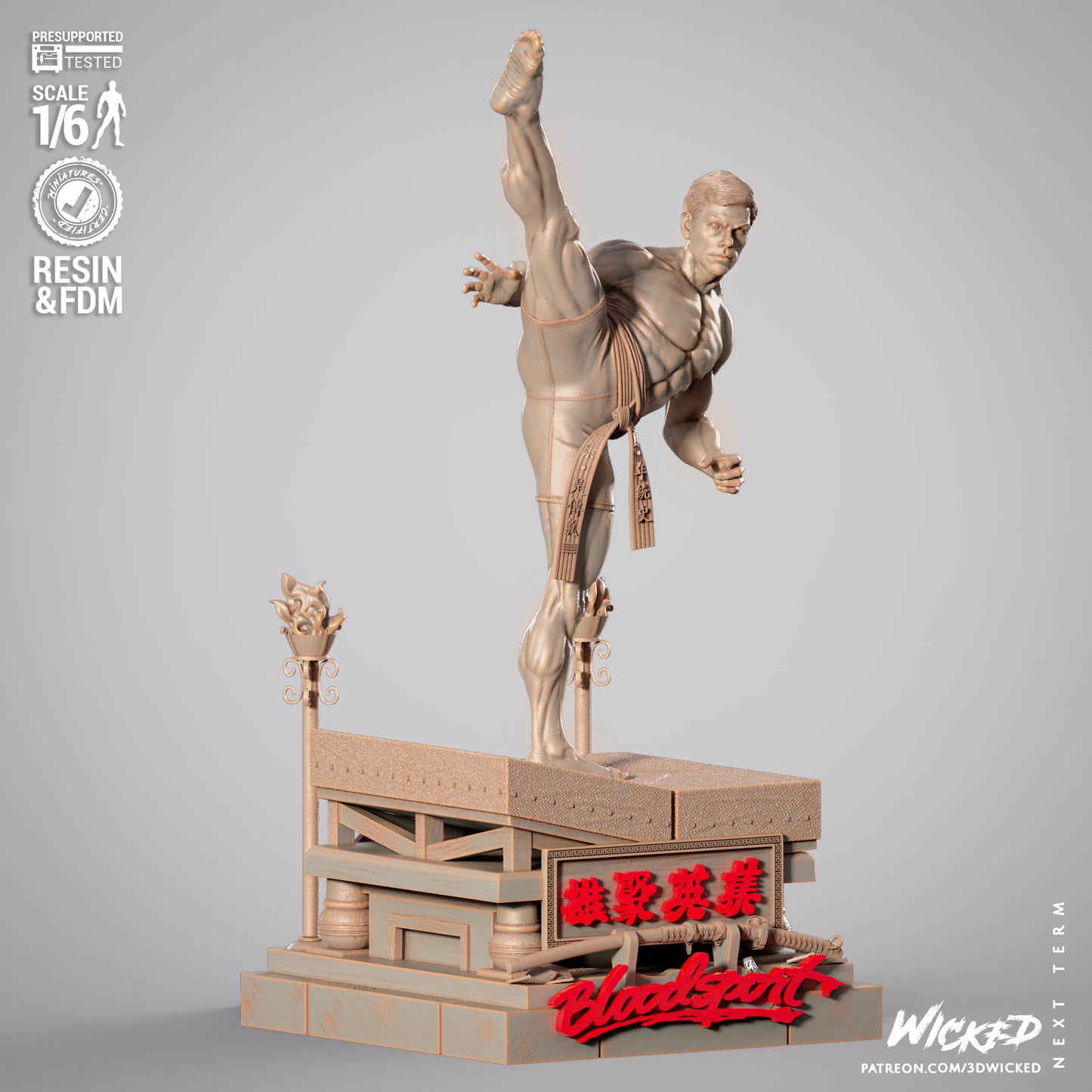 Frank Dux Statue