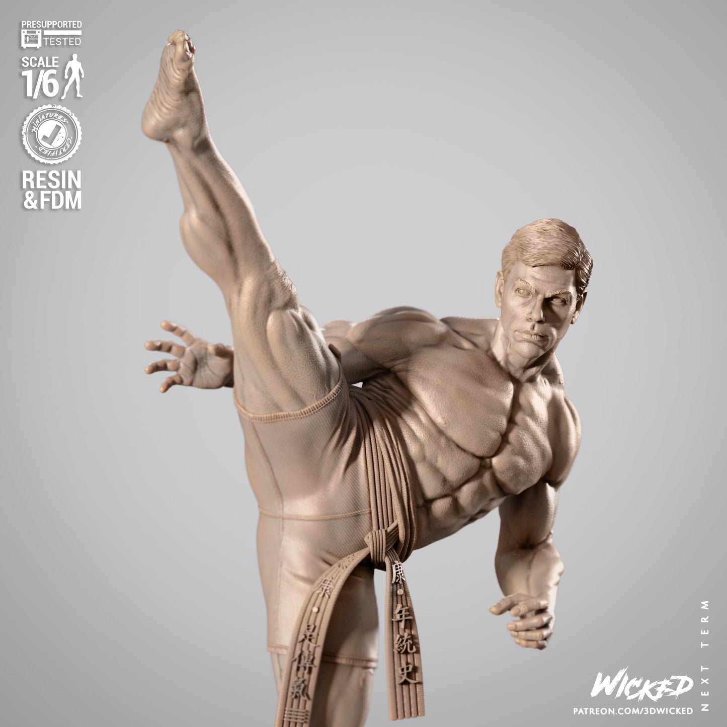Frank Dux Statue