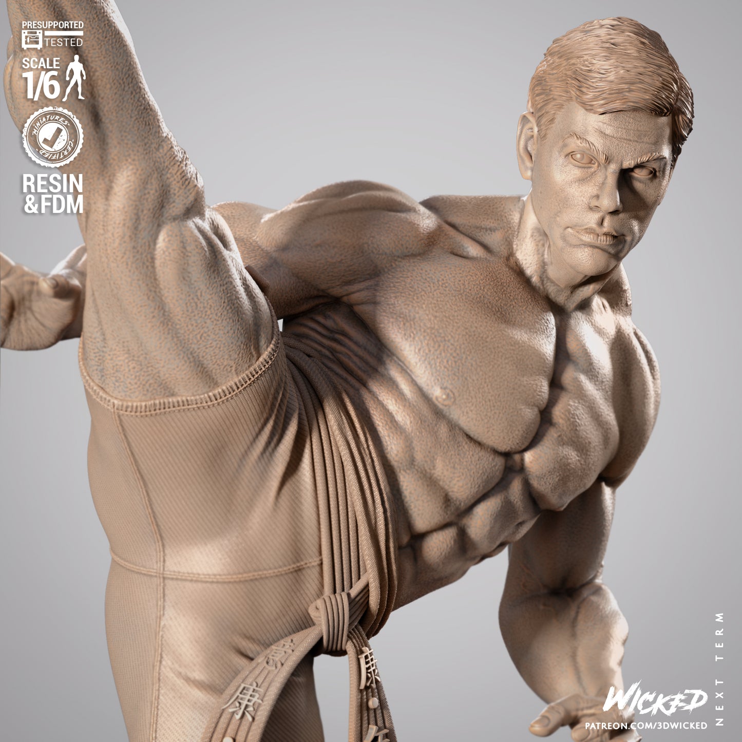 Frank Dux Statue