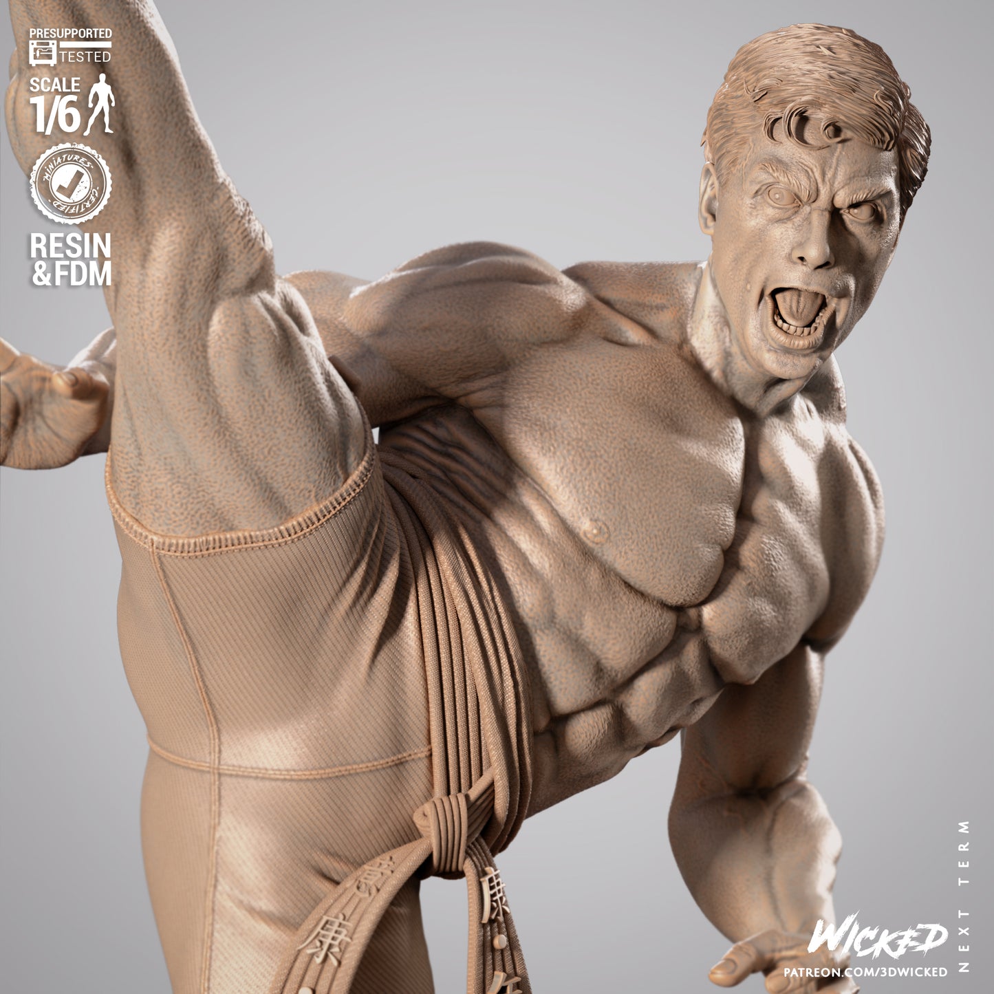 Frank Dux Statue