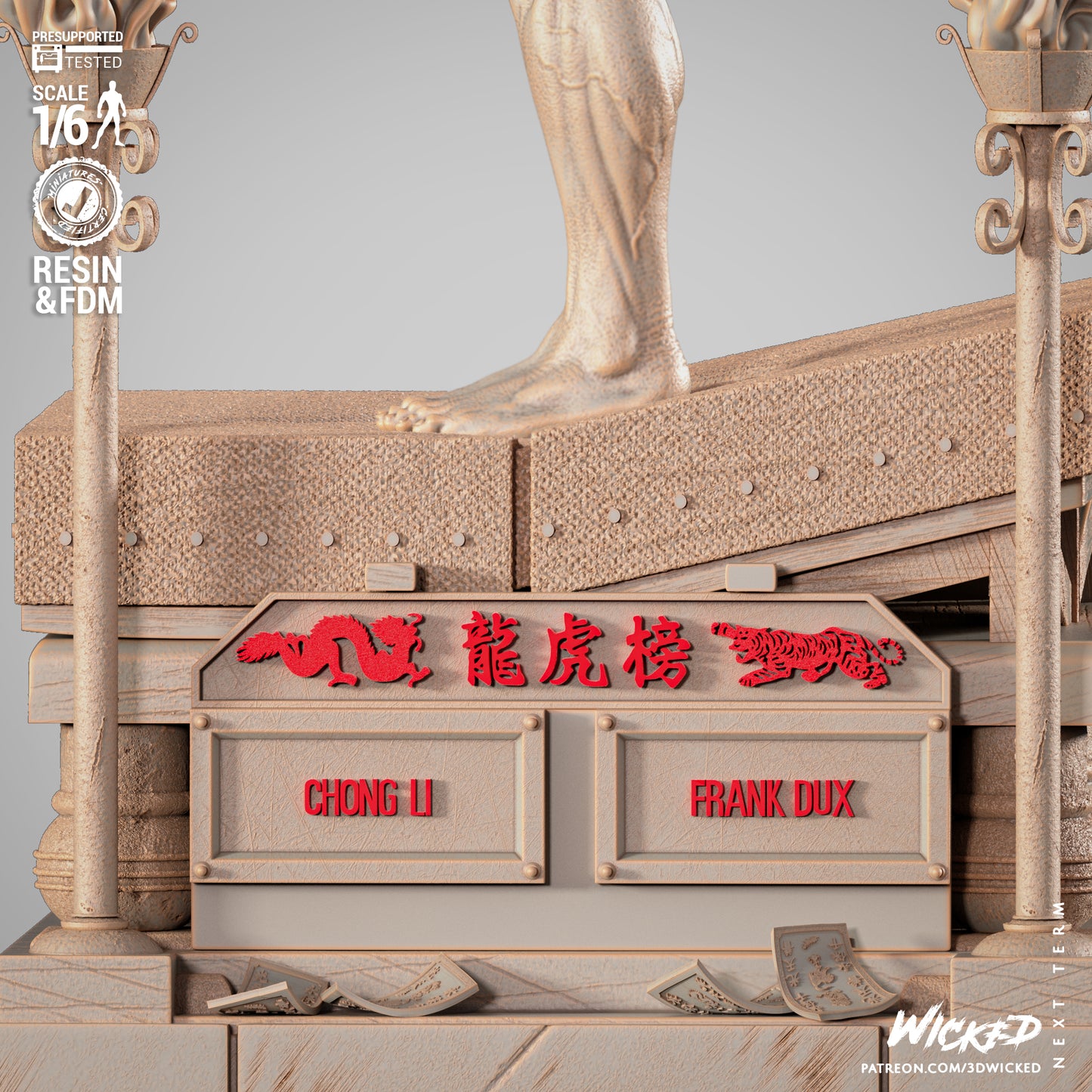 Frank Dux Statue