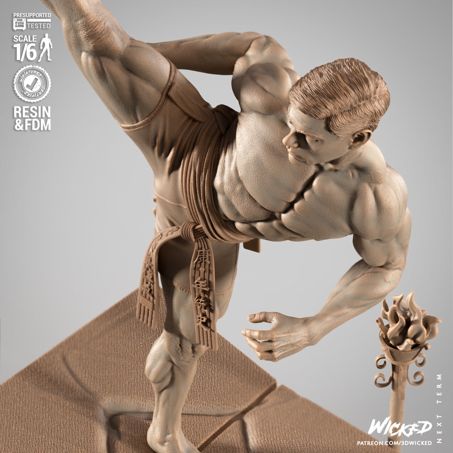 Frank Dux Statue