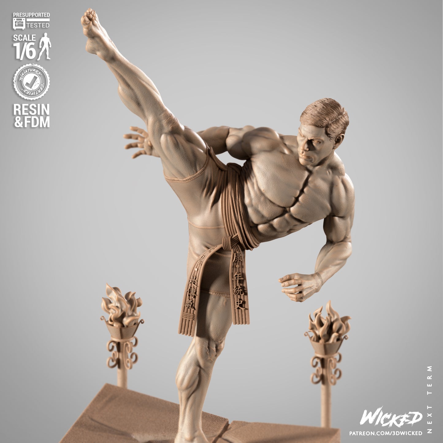 Frank Dux Statue