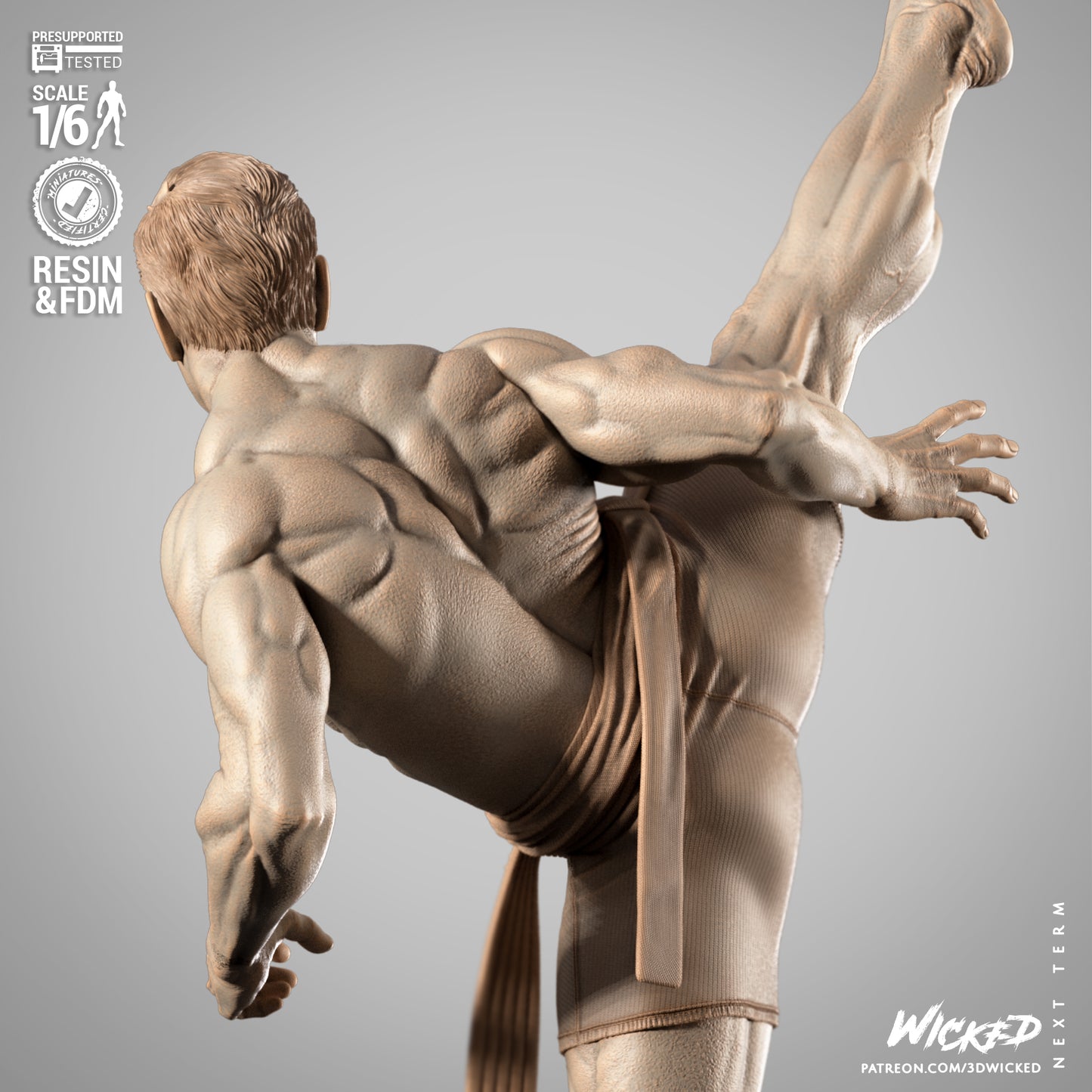 Frank Dux Statue