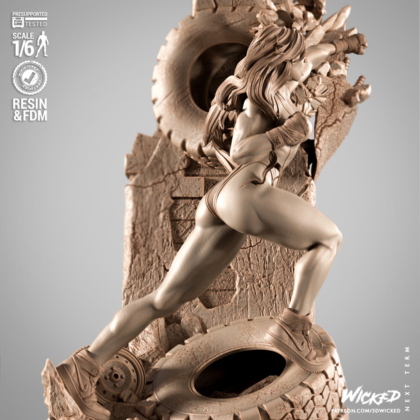 She-Hulk Statue