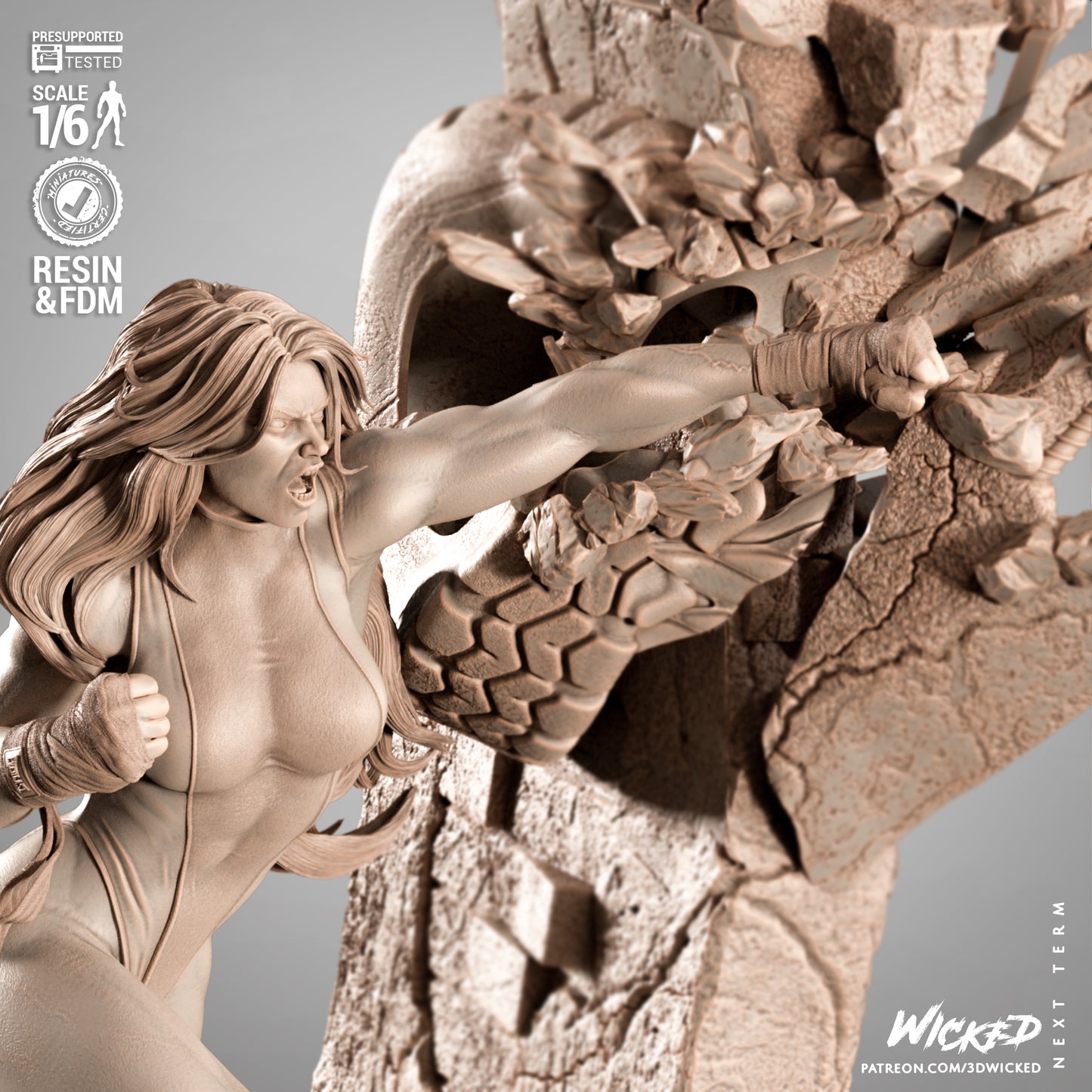 She-Hulk Statue