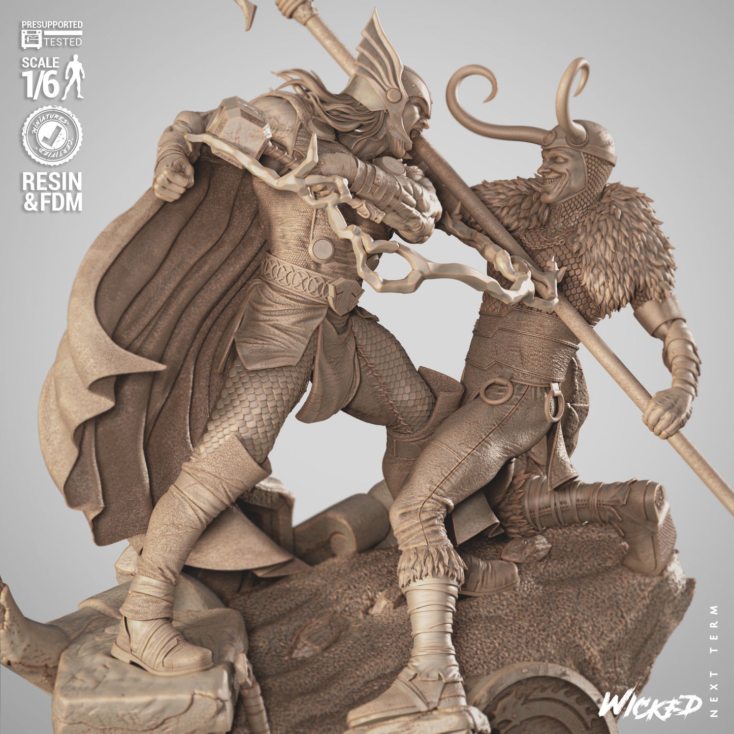 Thor & Loki Diorama