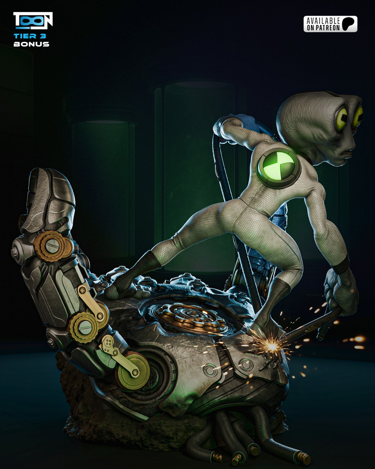 Grey Matter Statue