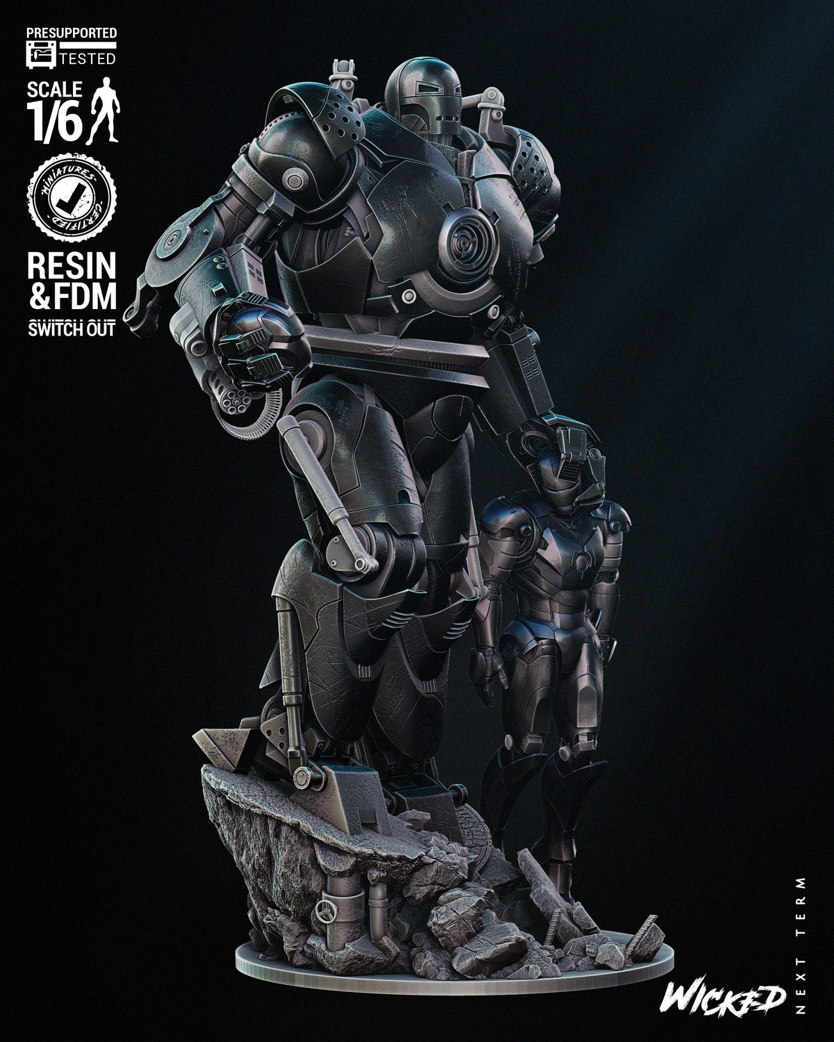 Marvel Iron Monger Statue