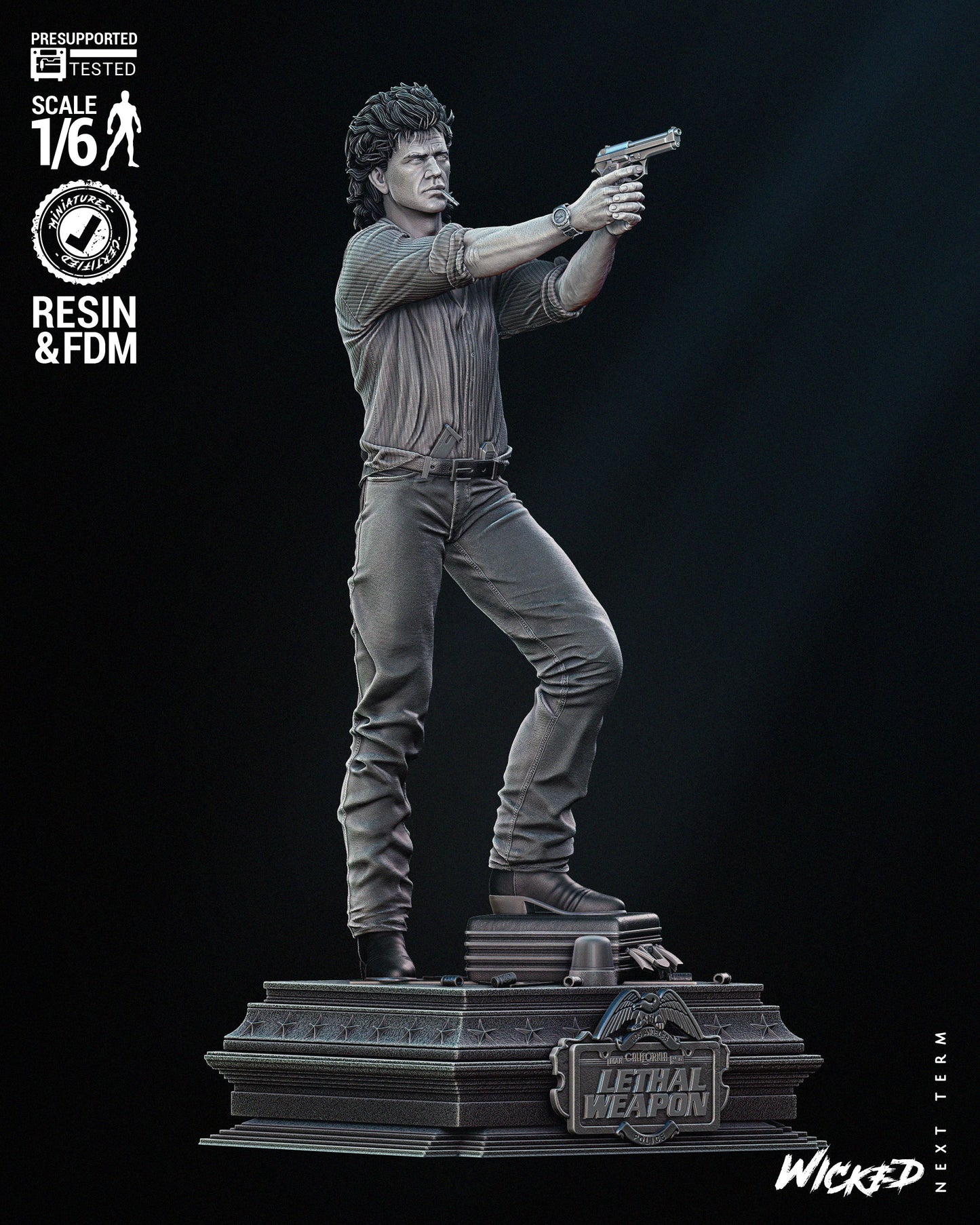 Martin Riggs (Lethal Wapon) Statue