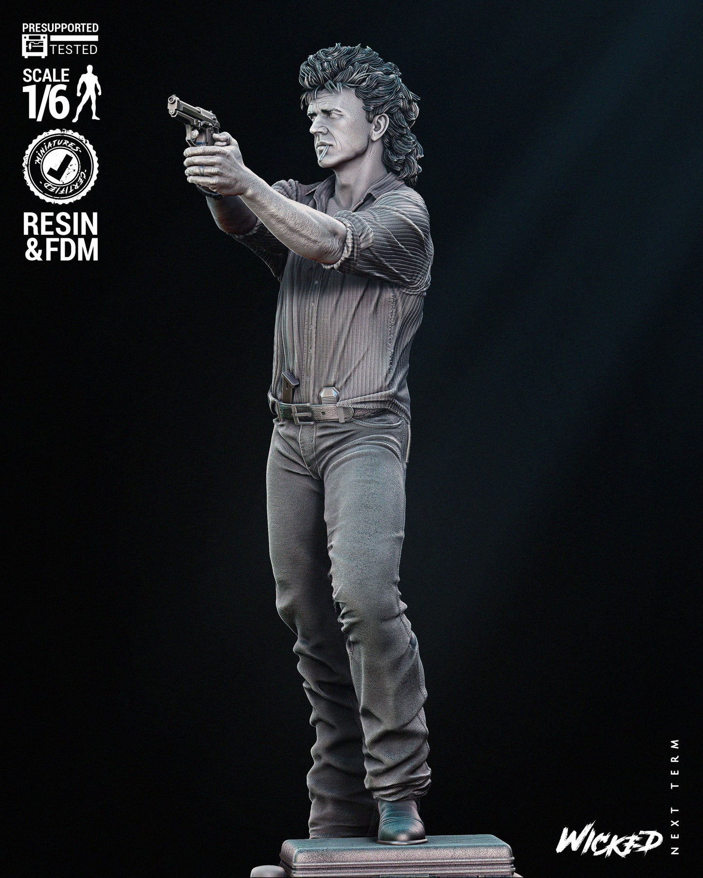 Martin Riggs (Lethal Wapon) Statue