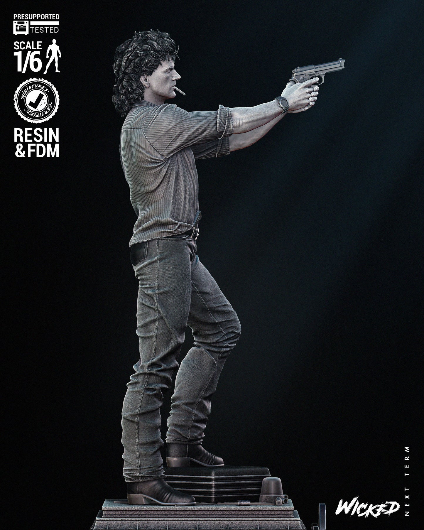 Martin Riggs (Lethal Wapon) Statue
