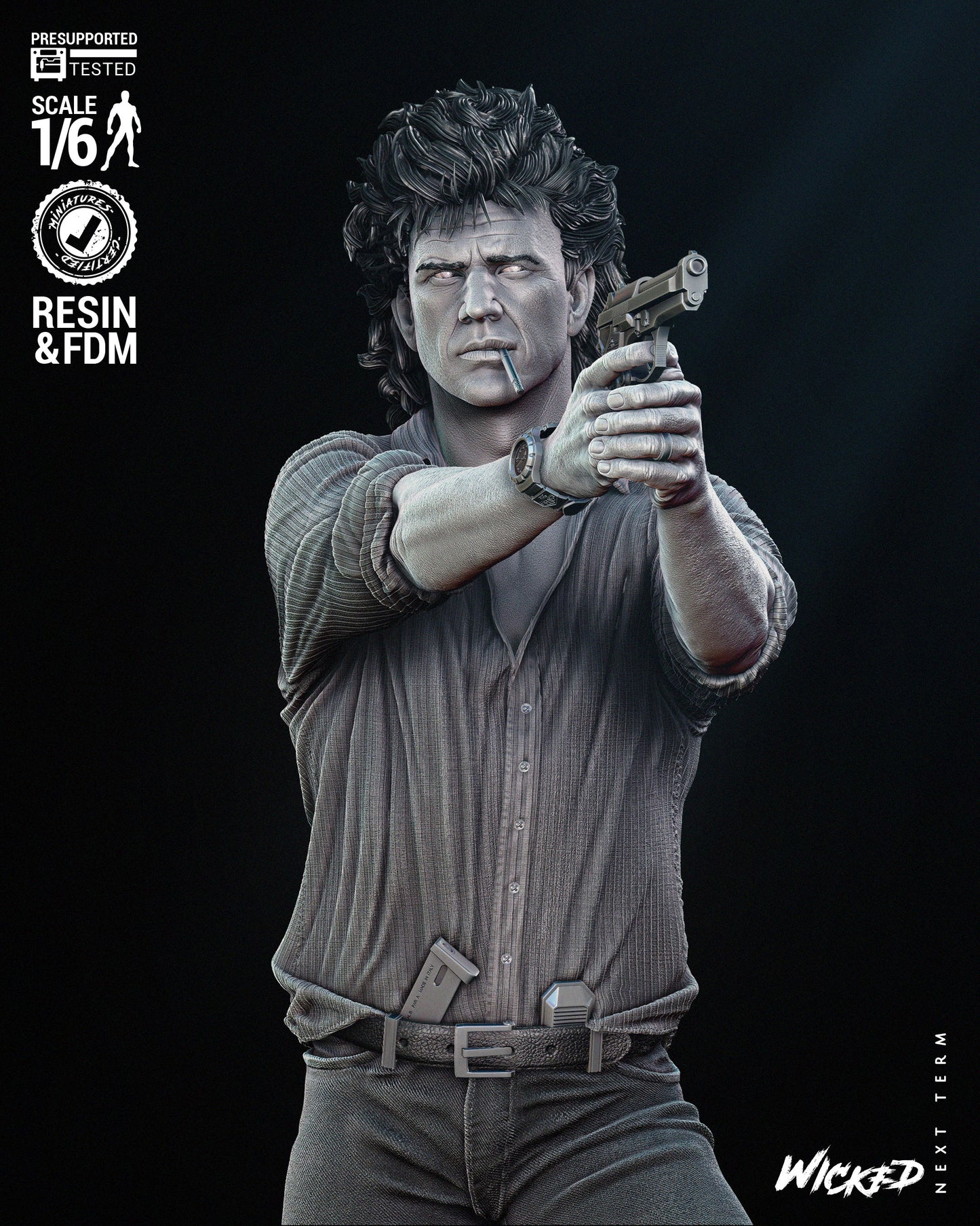 Martin Riggs (Lethal Wapon) Statue
