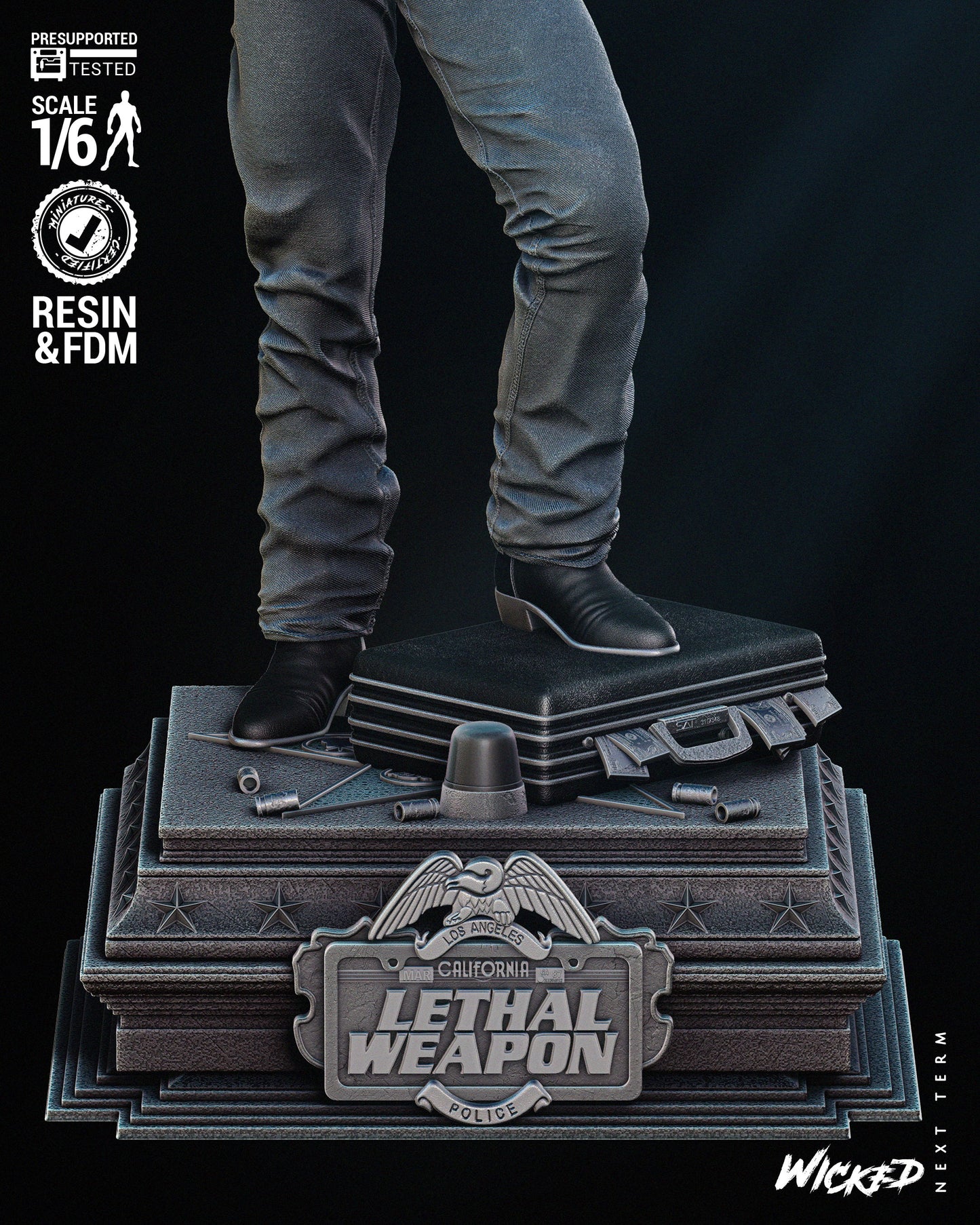 Martin Riggs (Lethal Wapon) Statue