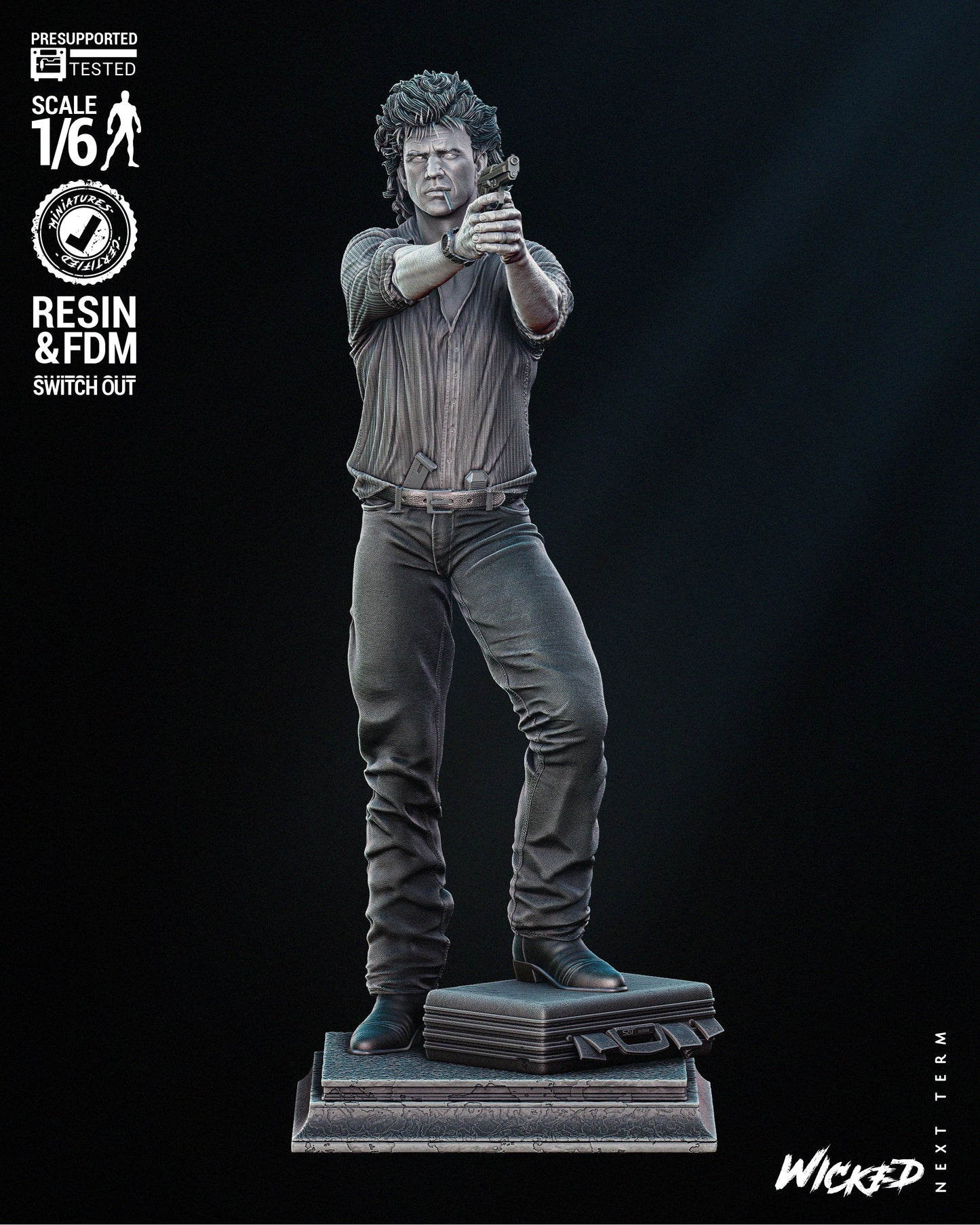 Martin Riggs (Lethal Wapon) Statue
