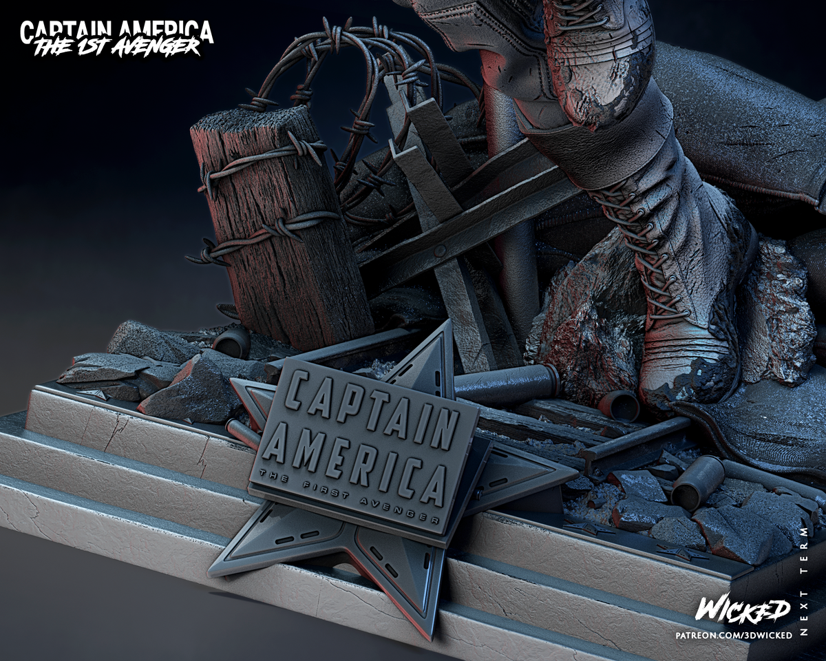 Captain America Statue