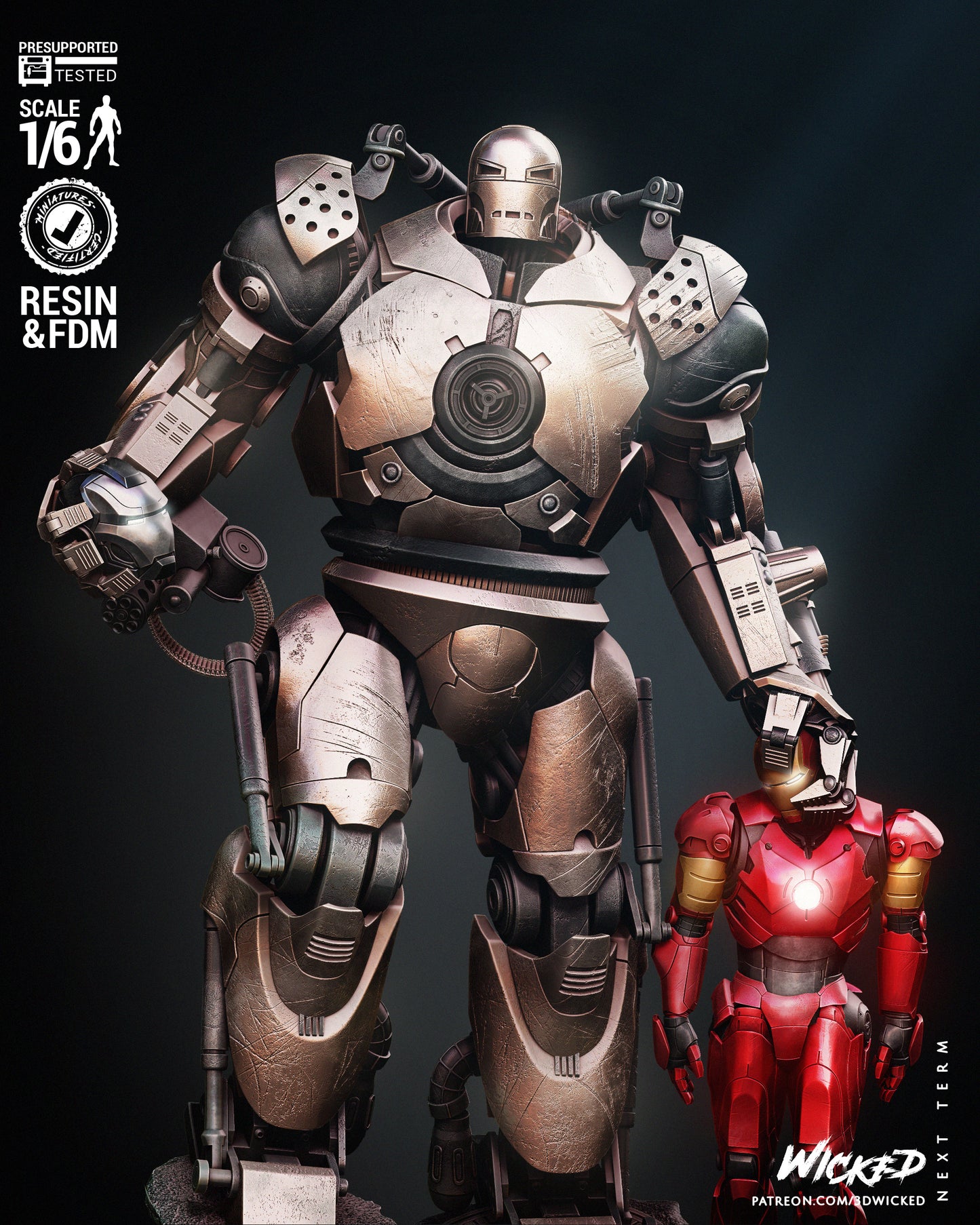 Marvel Iron Monger Statue