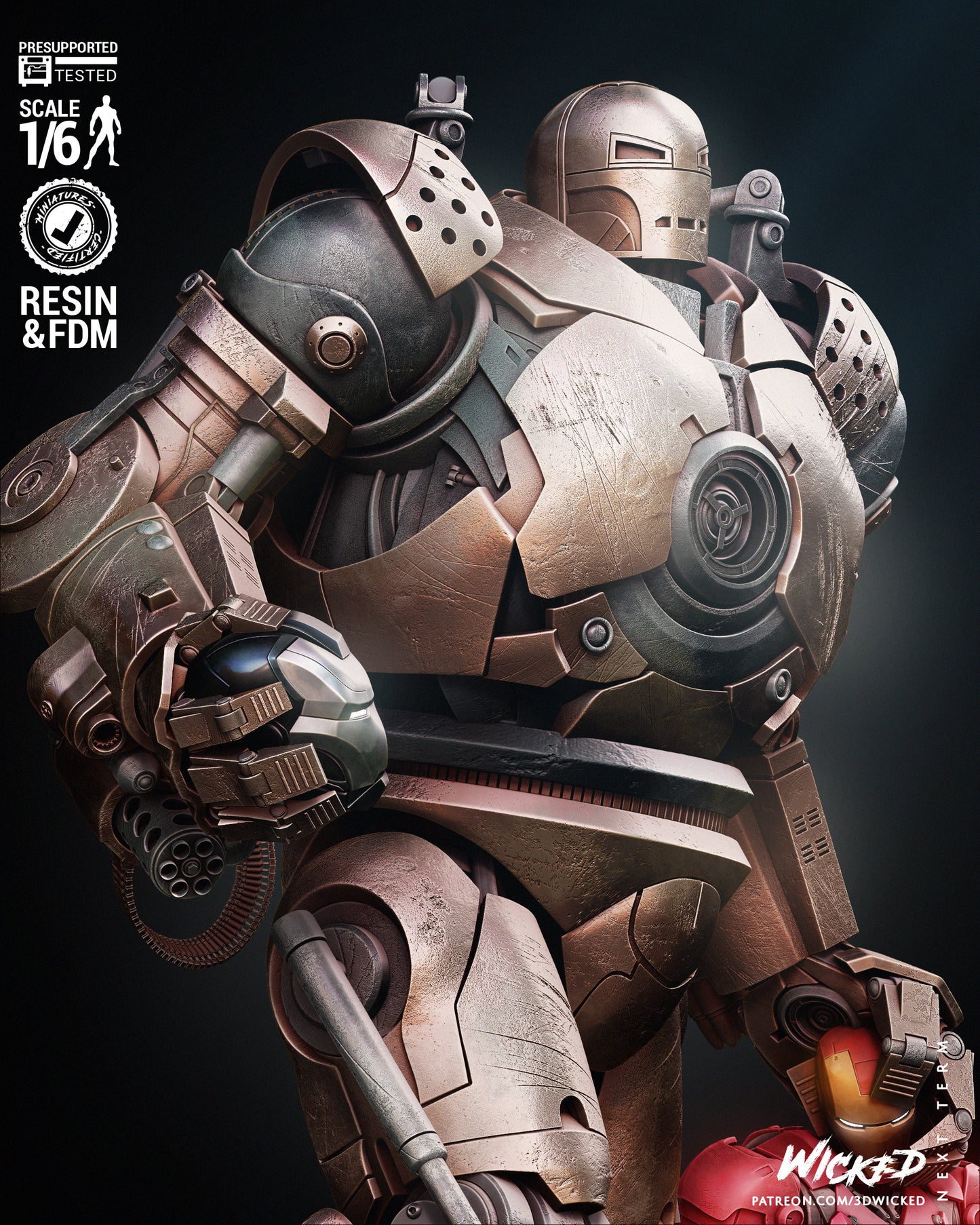 Marvel Iron Monger Statue