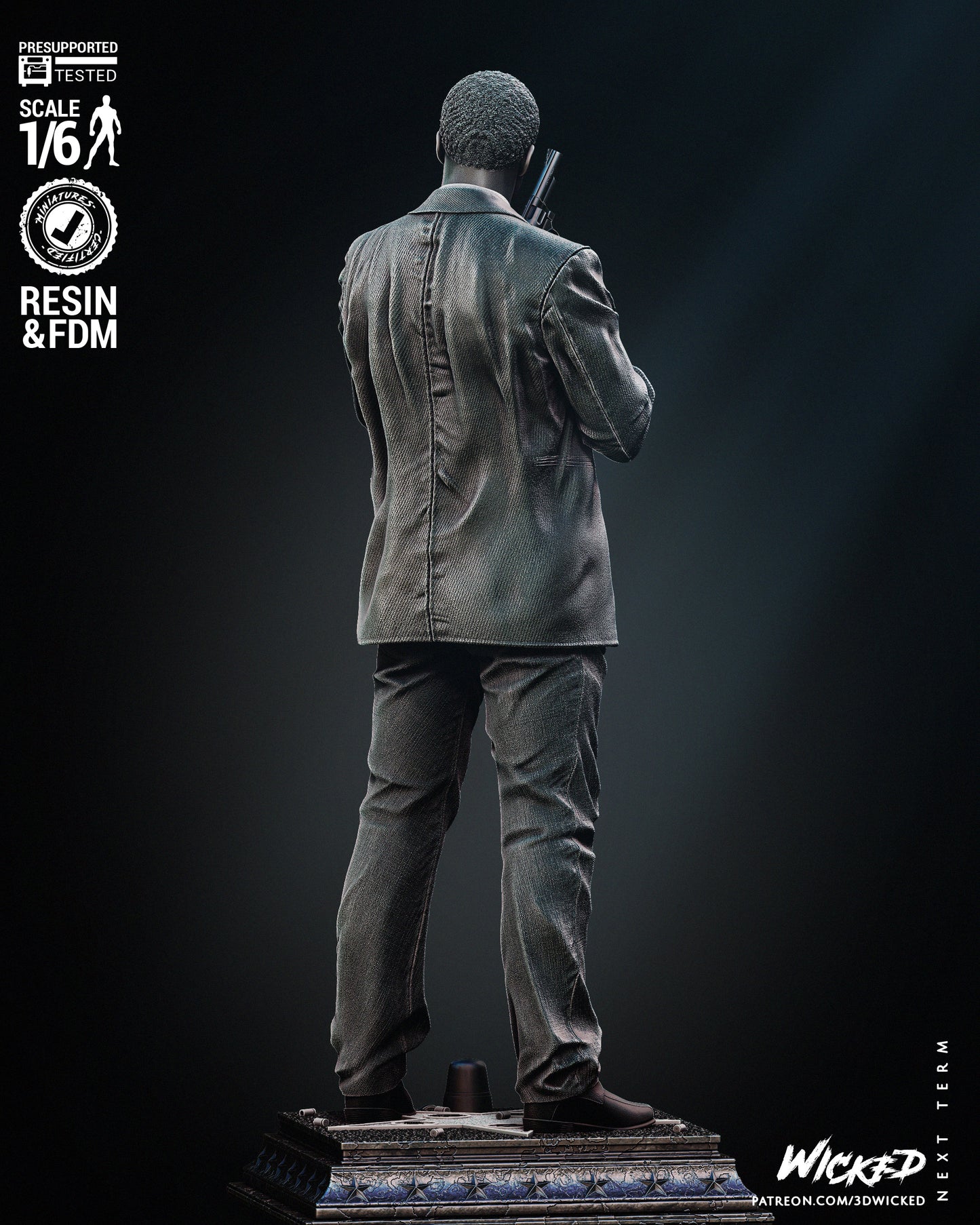 Roger Murtaugh (Lethal Wapon) Statue