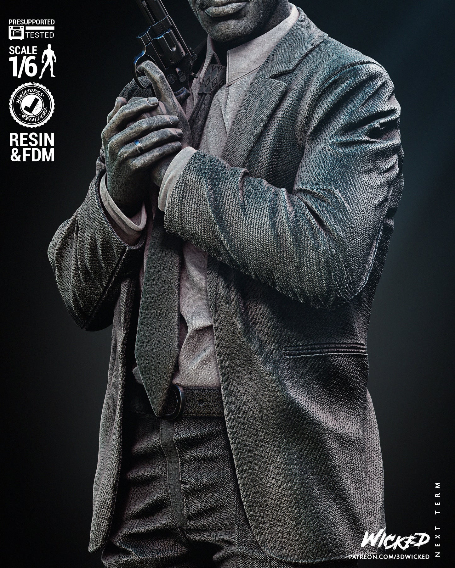 Roger Murtaugh (Lethal Wapon) Statue