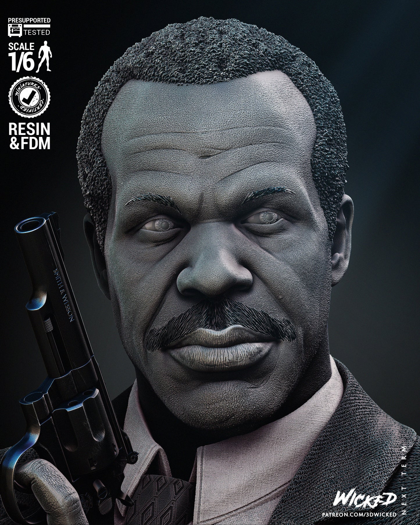 Roger Murtaugh (Lethal Wapon) Statue