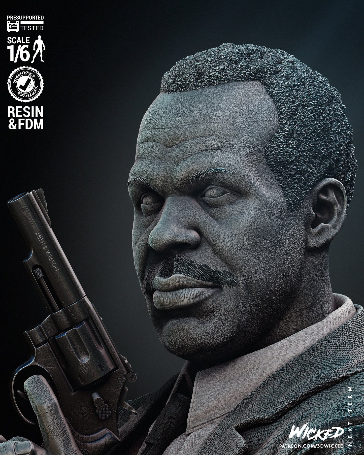 Roger Murtaugh (Lethal Wapon) Statue