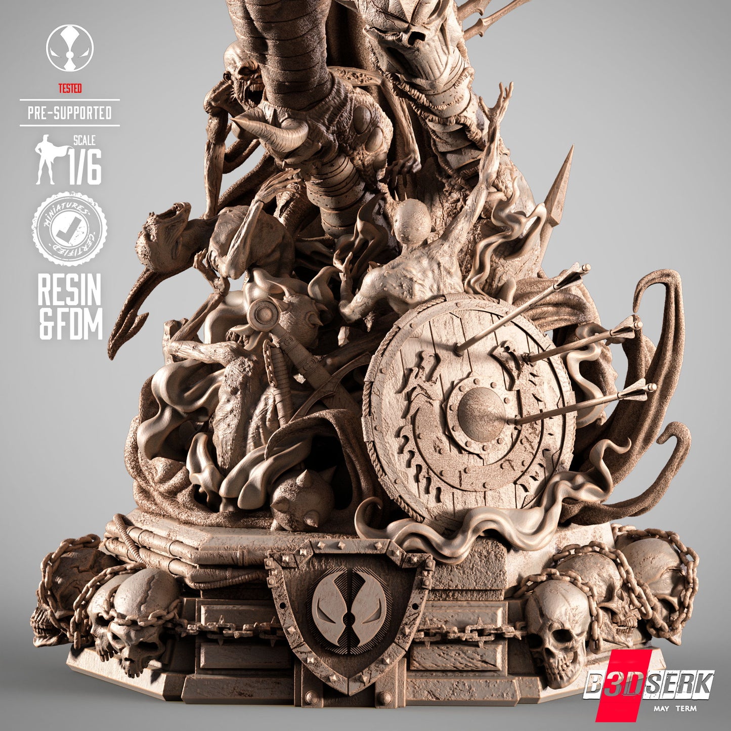 Dark Ages Spawn Statue
