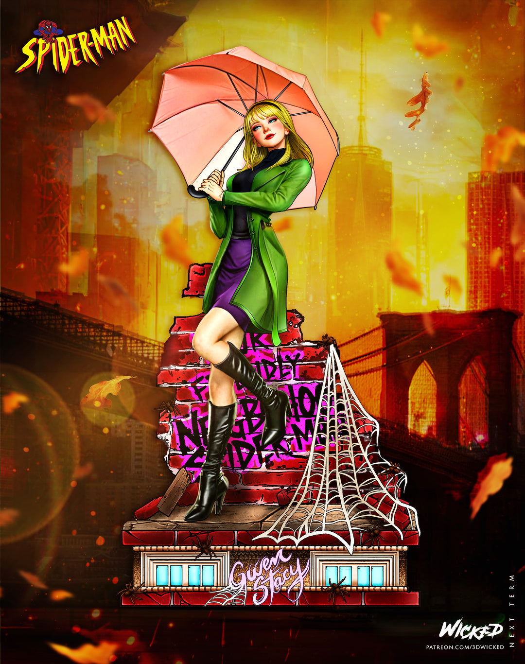 Gwen Stacy Statue