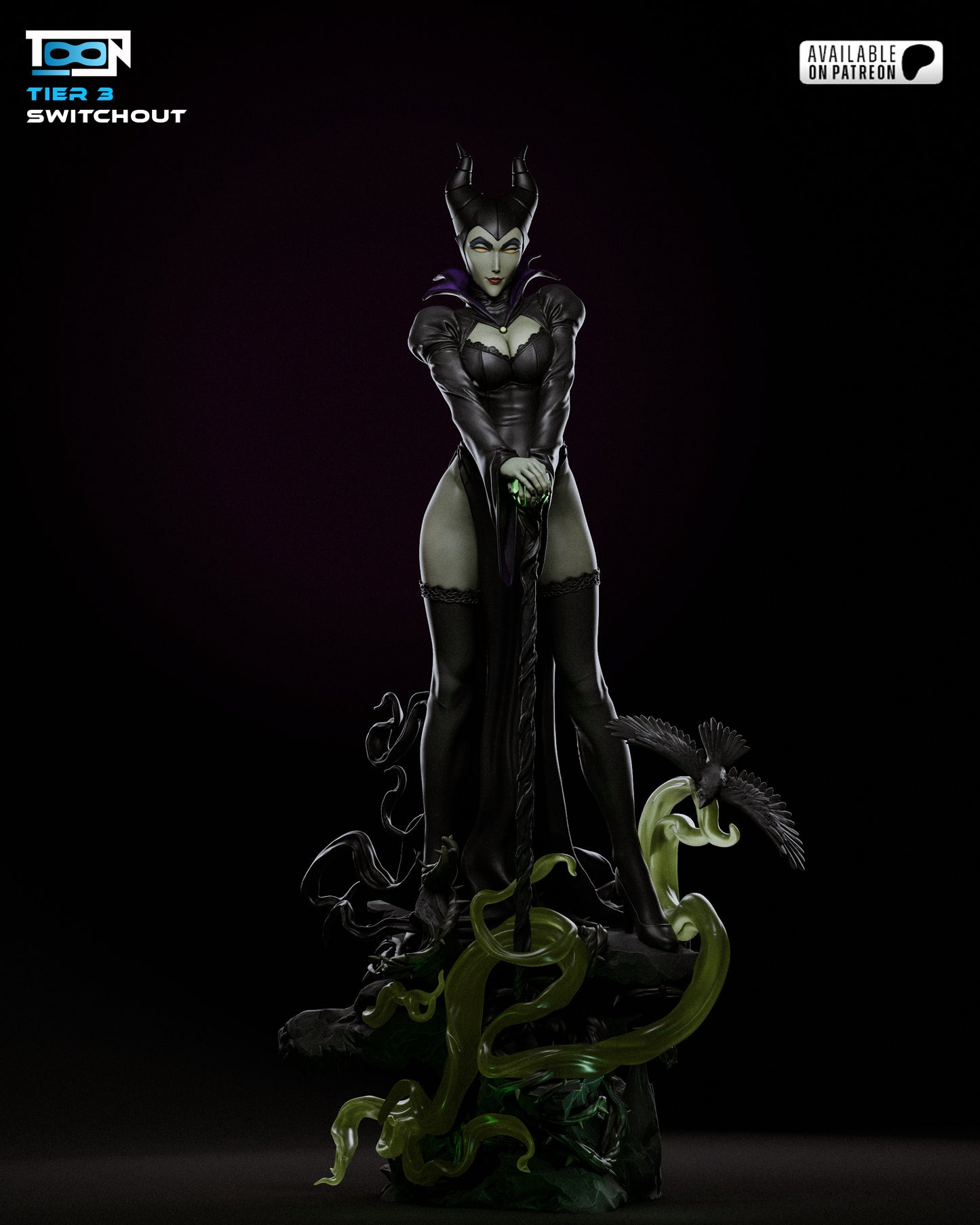 Maleficent Statue