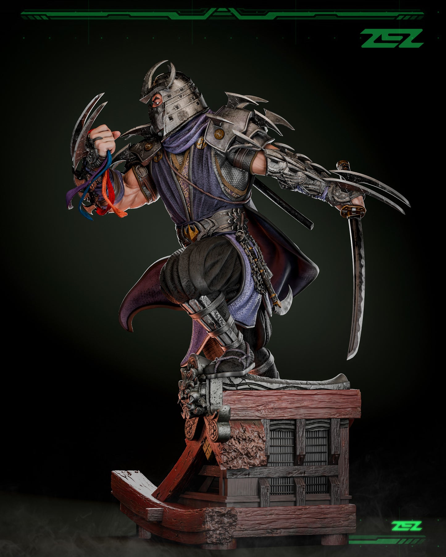 Shredder Statue