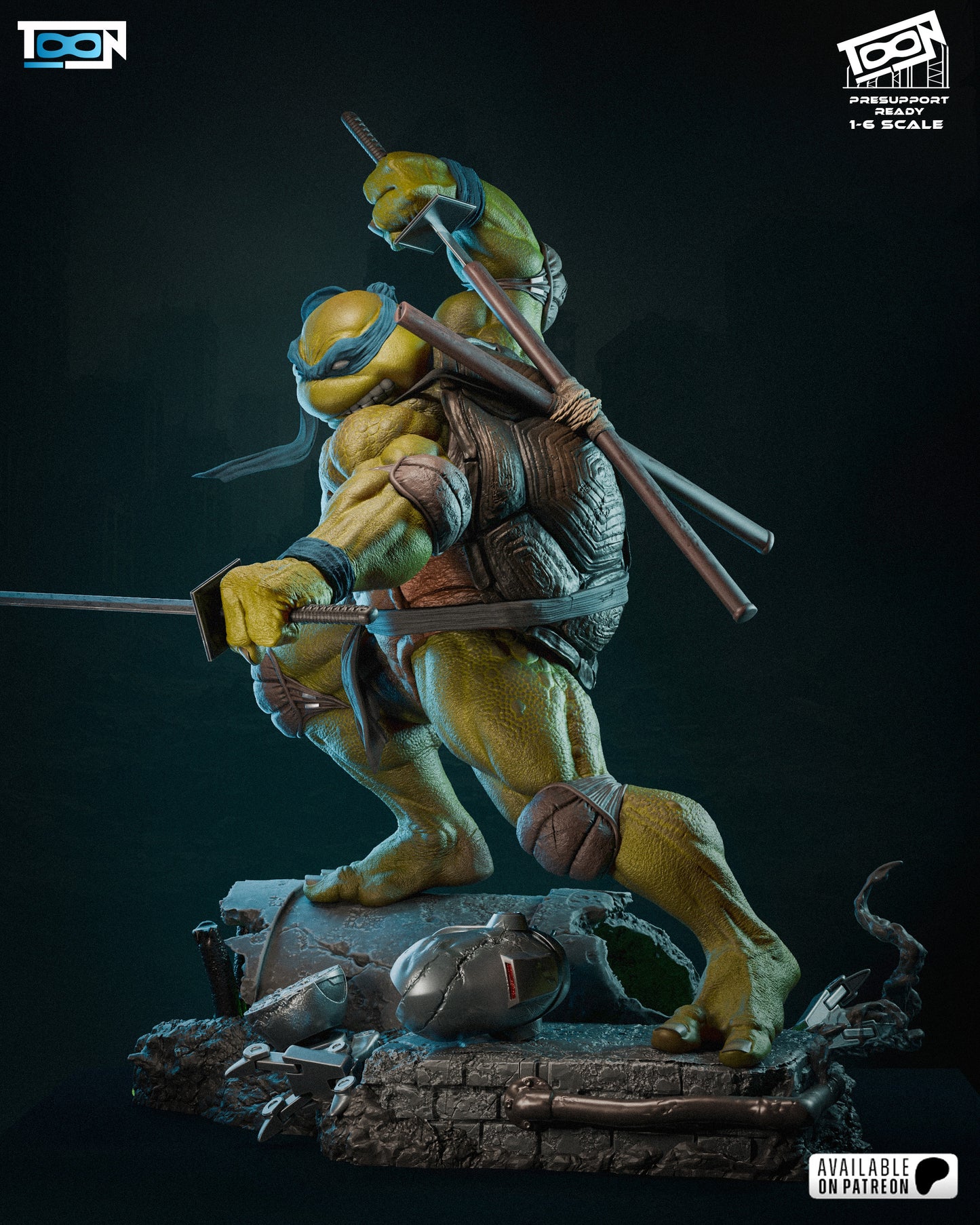 Leonardo TMNT Statue