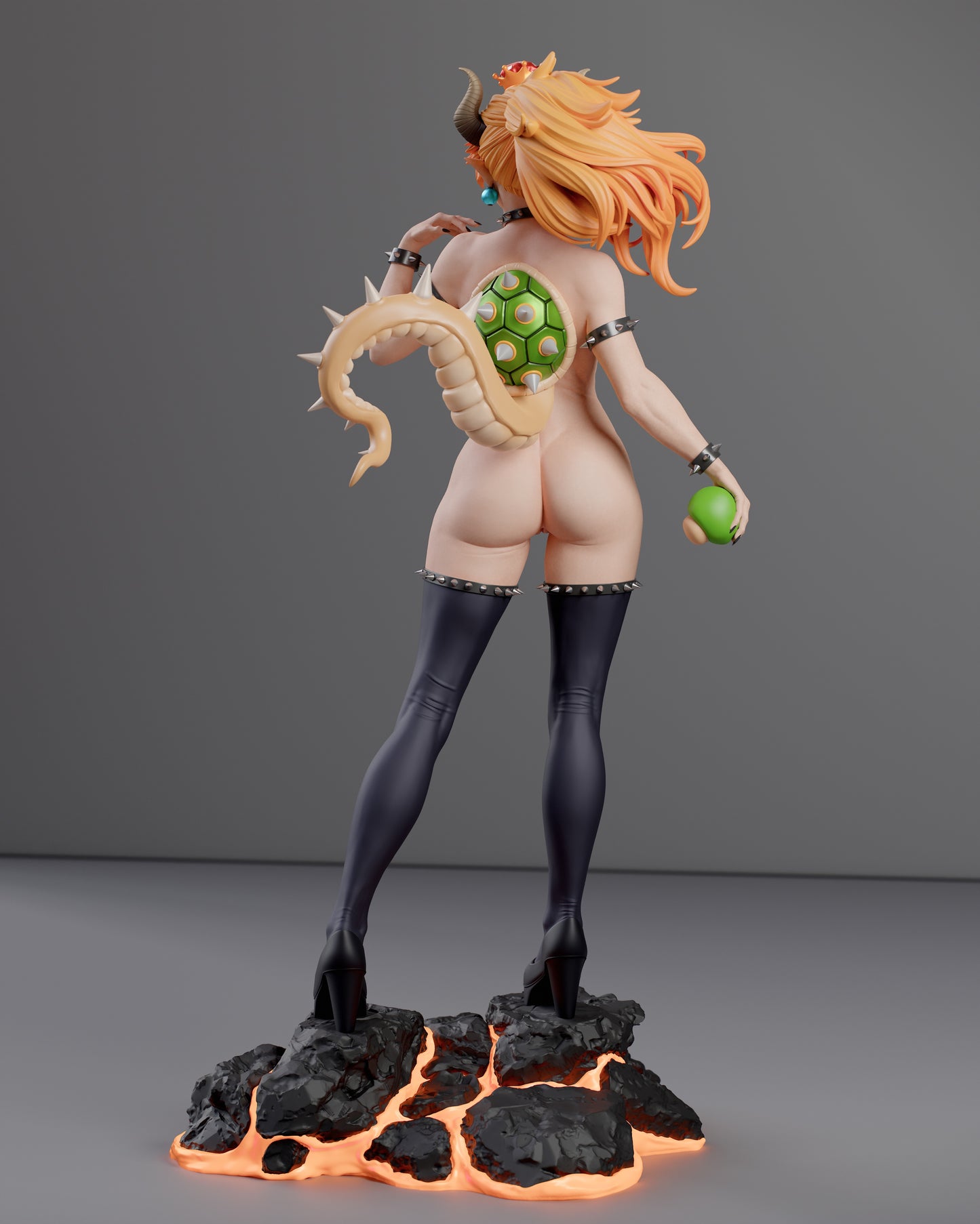 Bowsette Statue 3D-Printed Kit