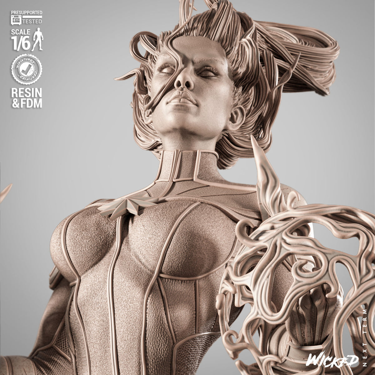 Captain Marvel Statue