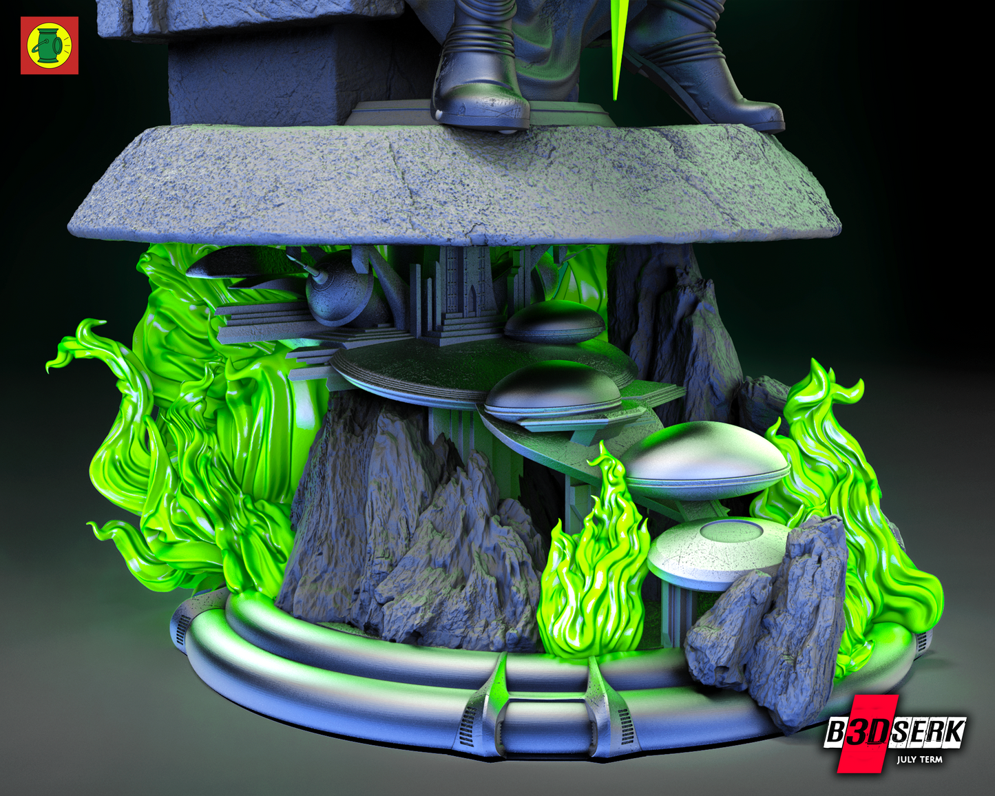 Alan Scott (Green Lantern) Statue