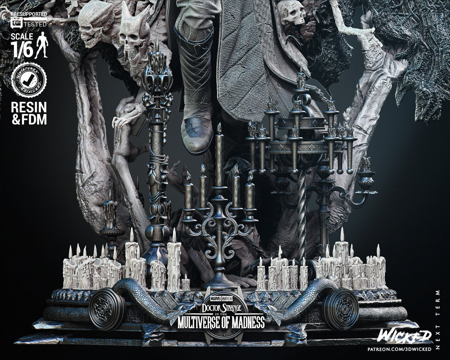 Marvel Dead Strange Statue