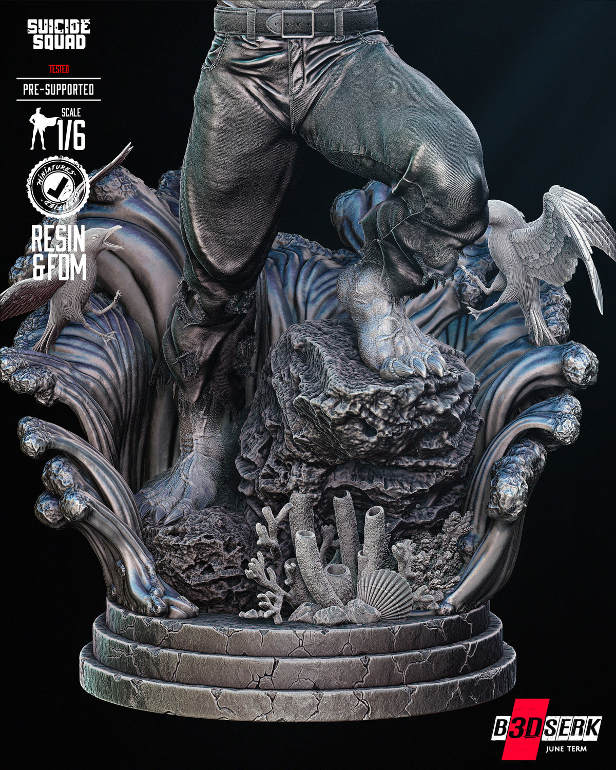 King Shark Statue