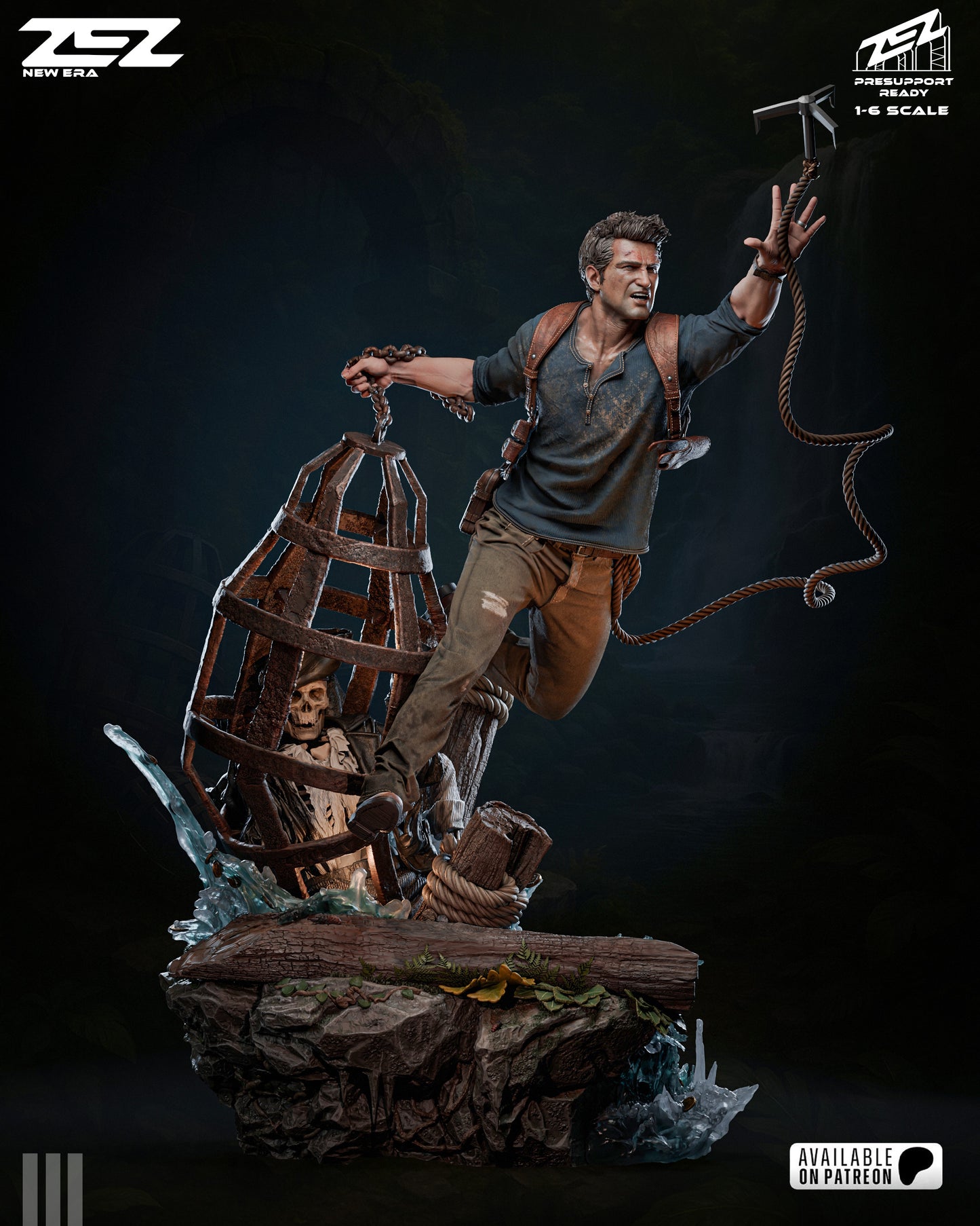 Nathan Drake Statue