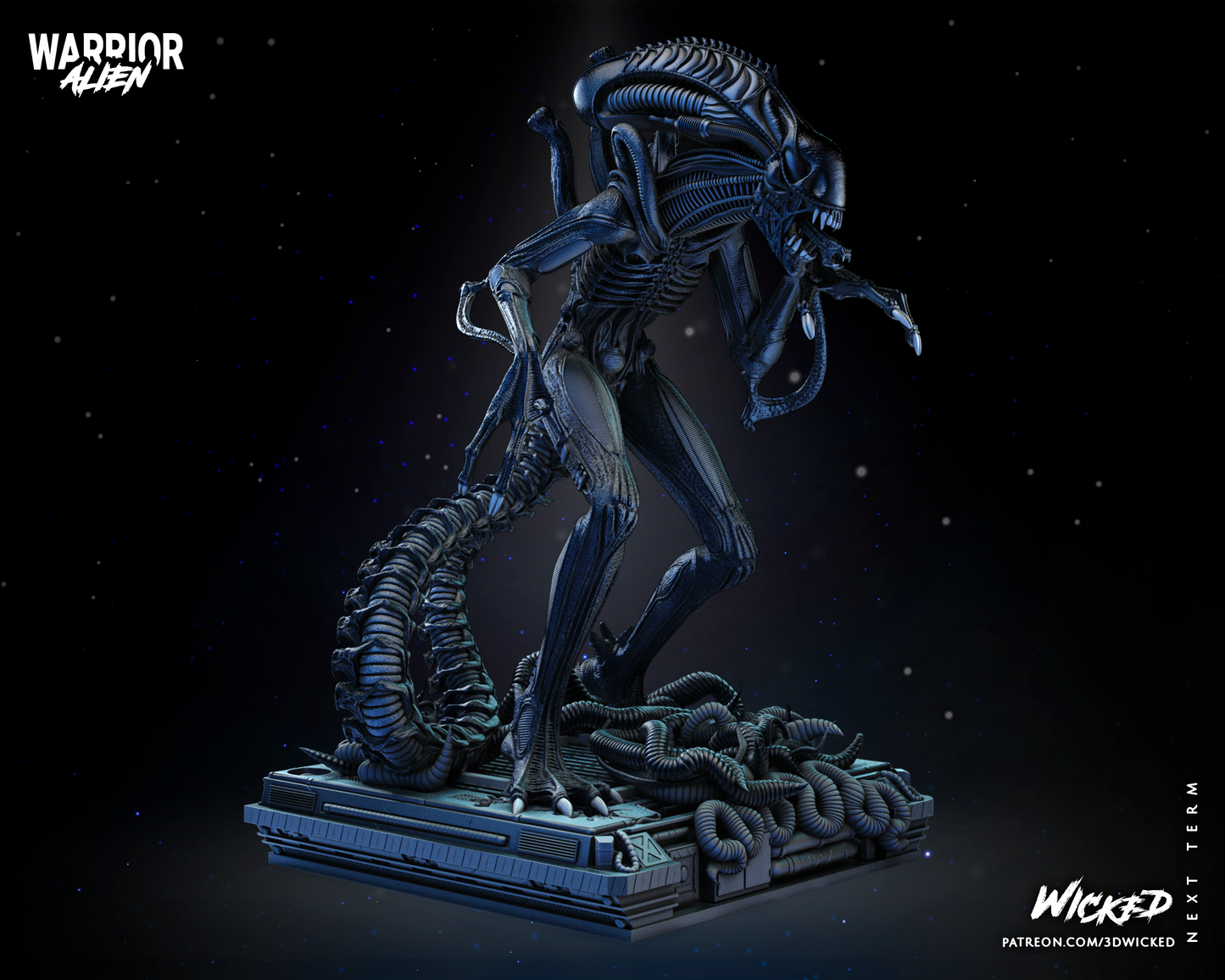 Alien Warrior - Aliens Statue