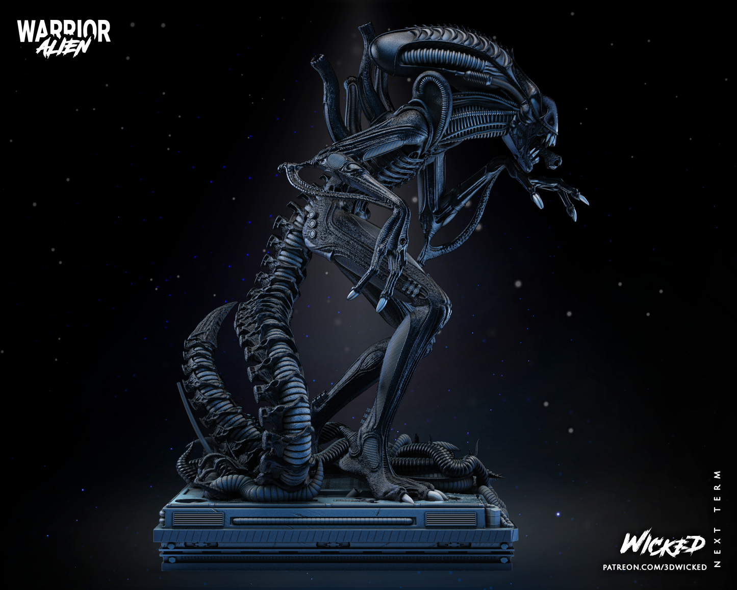 Alien Warrior - Aliens Statue