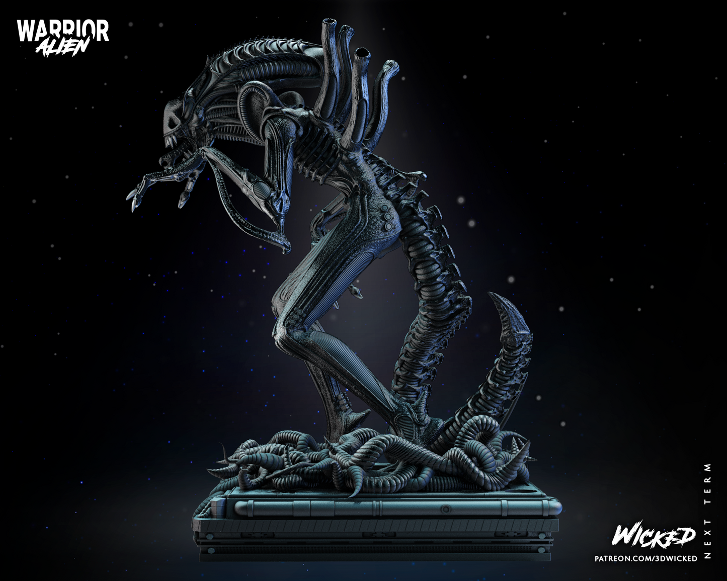 Alien Warrior - Aliens Statue