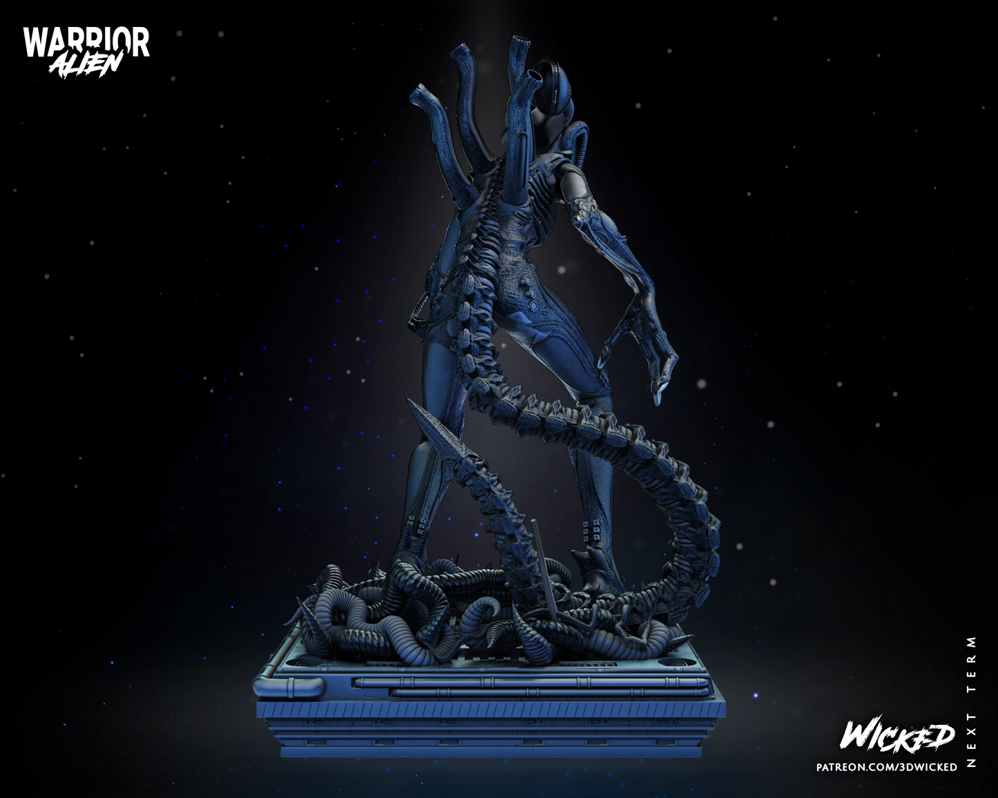 Alien Warrior - Aliens Statue