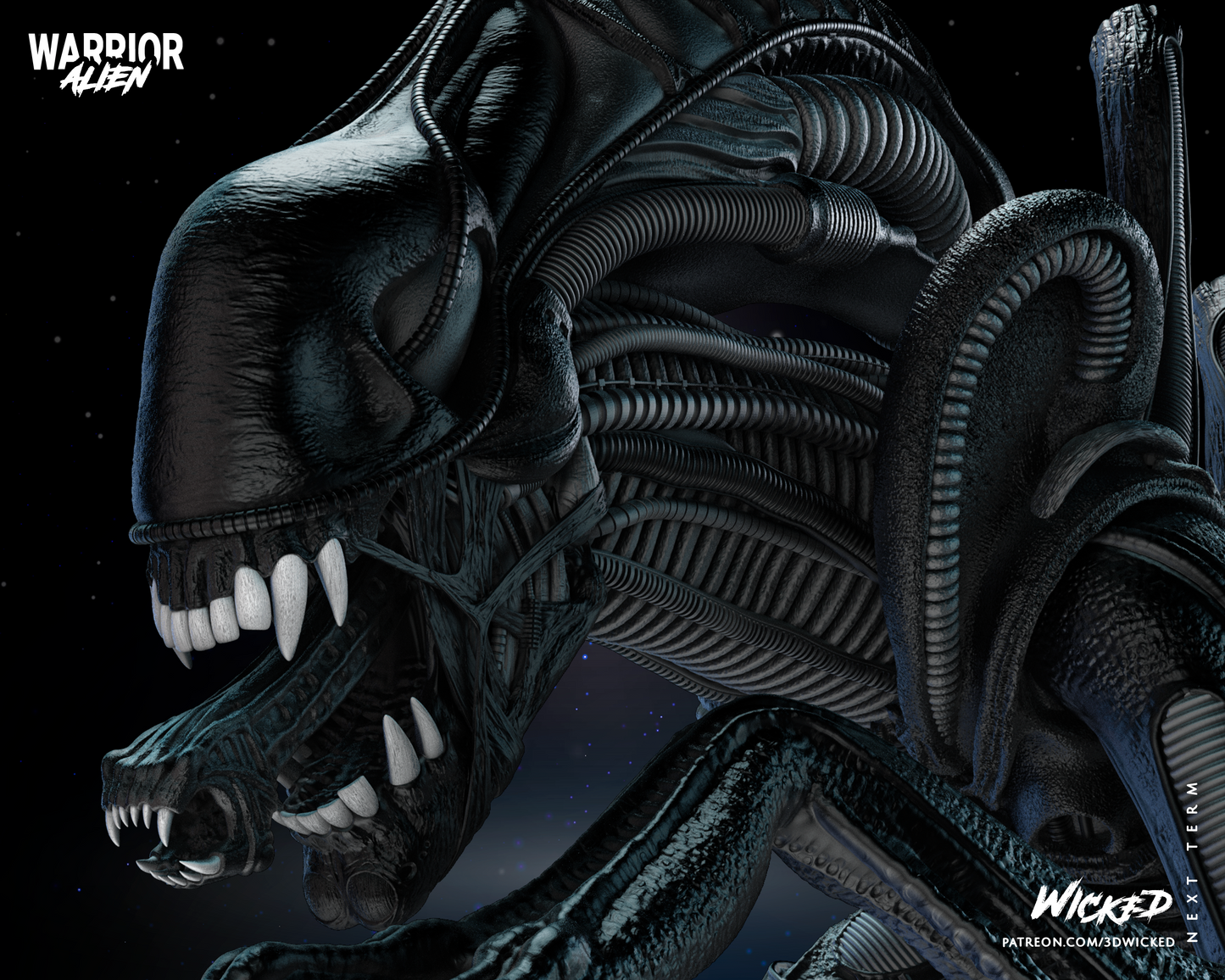 Alien Warrior - Aliens Statue