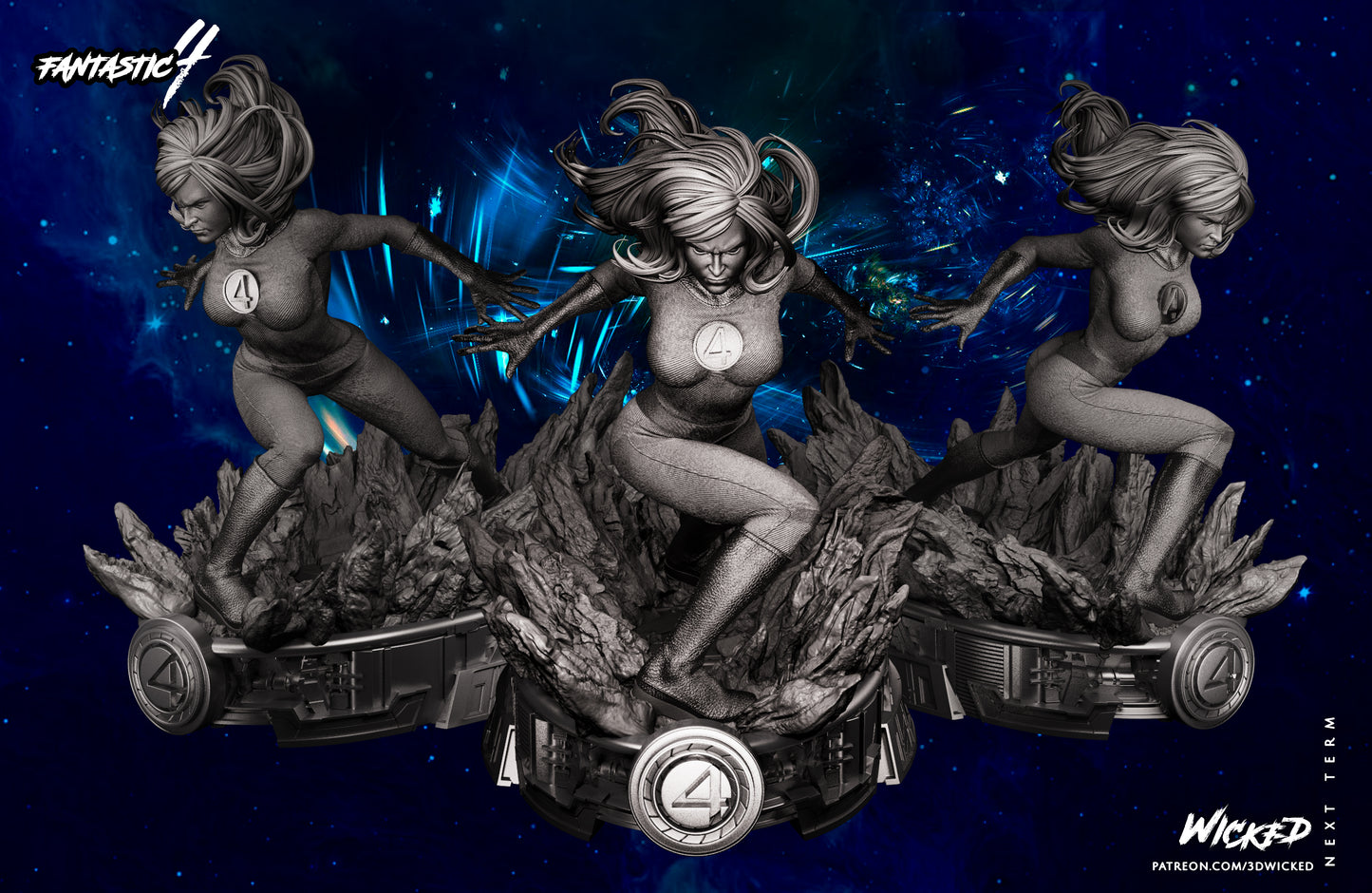 Susan Storm ( Fantastic Four) Statue