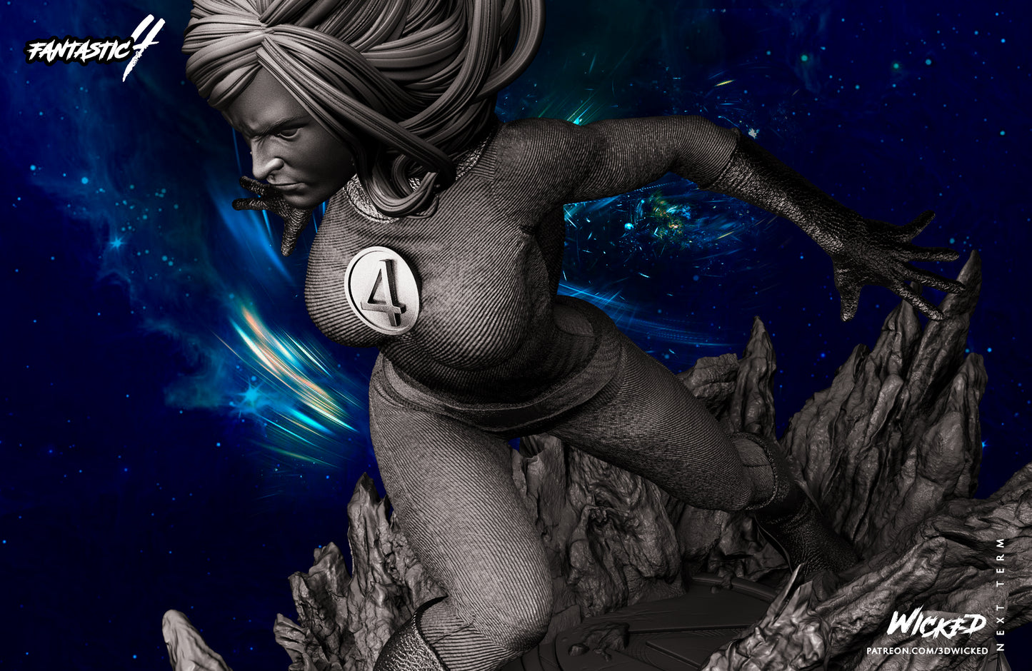 Susan Storm ( Fantastic Four) Statue