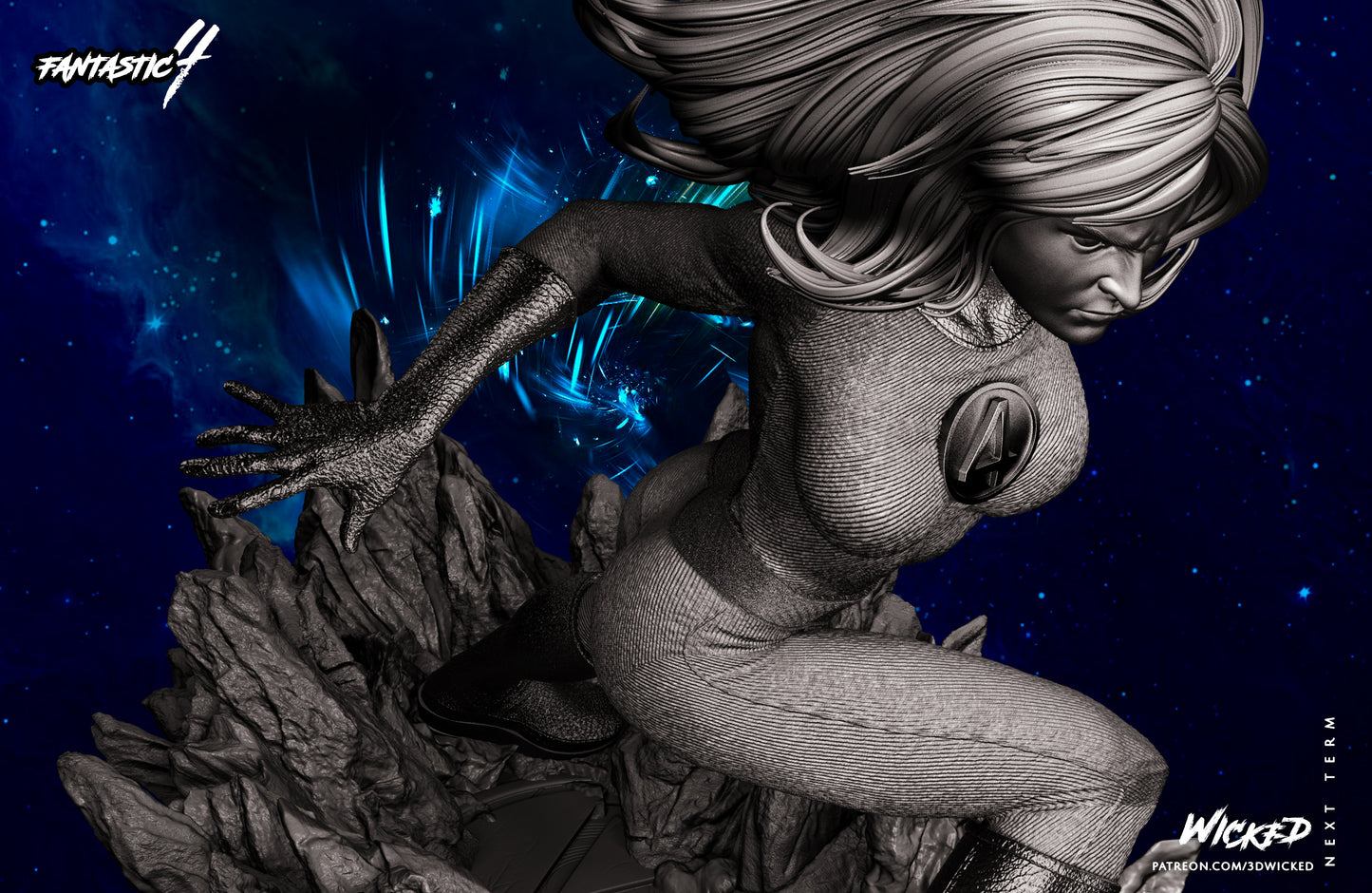 Susan Storm ( Fantastic Four) Statue