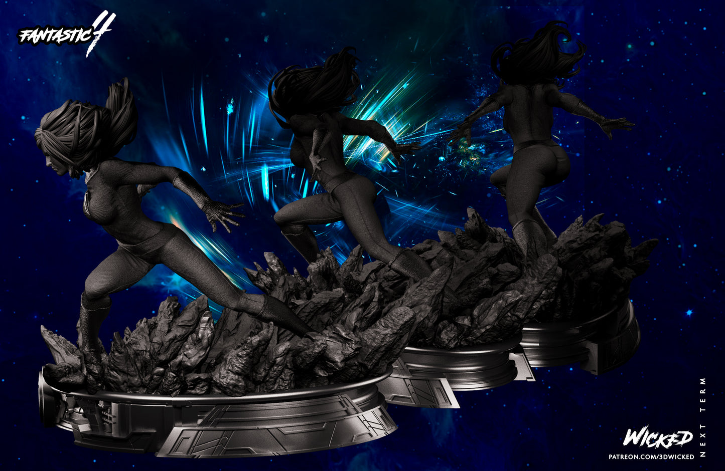 Susan Storm ( Fantastic Four) Statue
