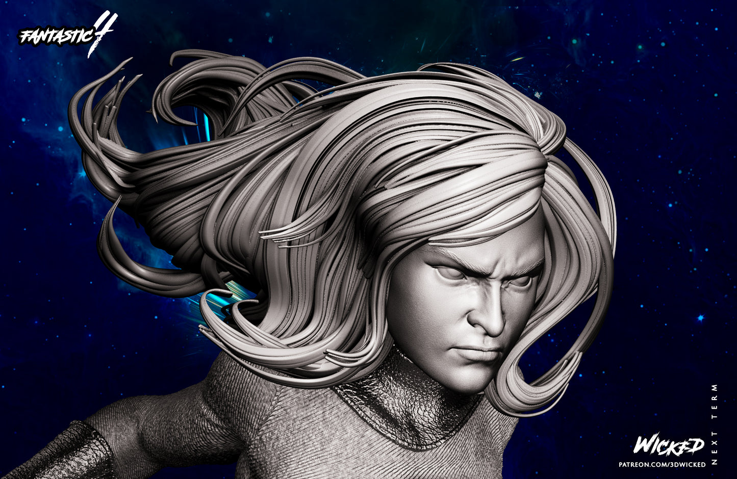 Susan Storm ( Fantastic Four) Statue
