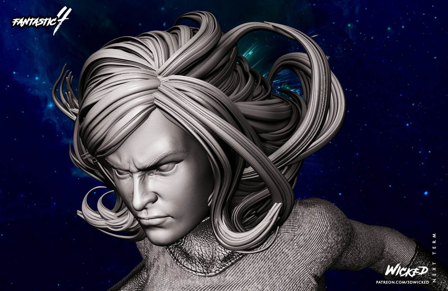 Susan Storm ( Fantastic Four) Statue