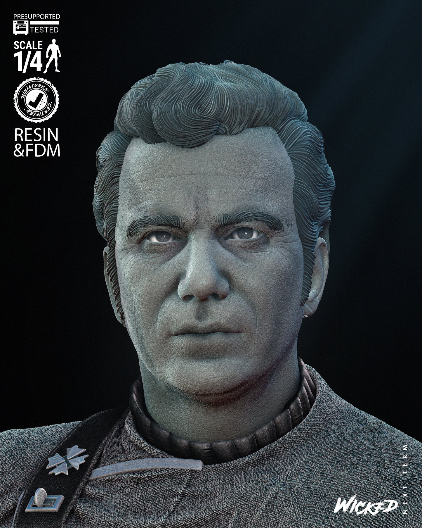 Captain Kirk - Star Trek Bust